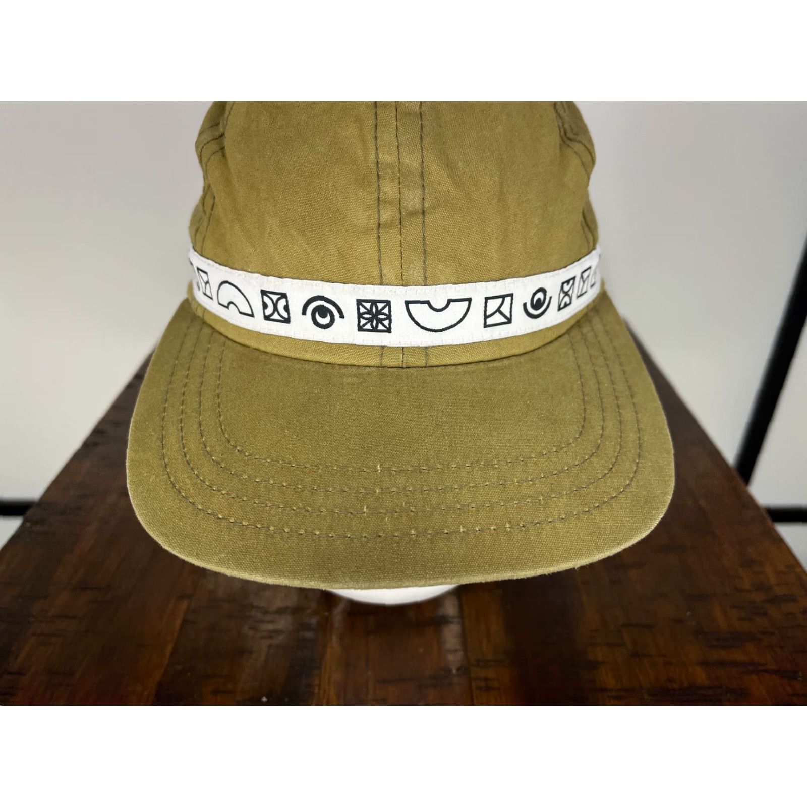 Vintage VINTAGE Last Heavy Hat Cap Strap Back Adult One Size Green Poly Made USA Size ONE SIZE - 3 Thumbnail