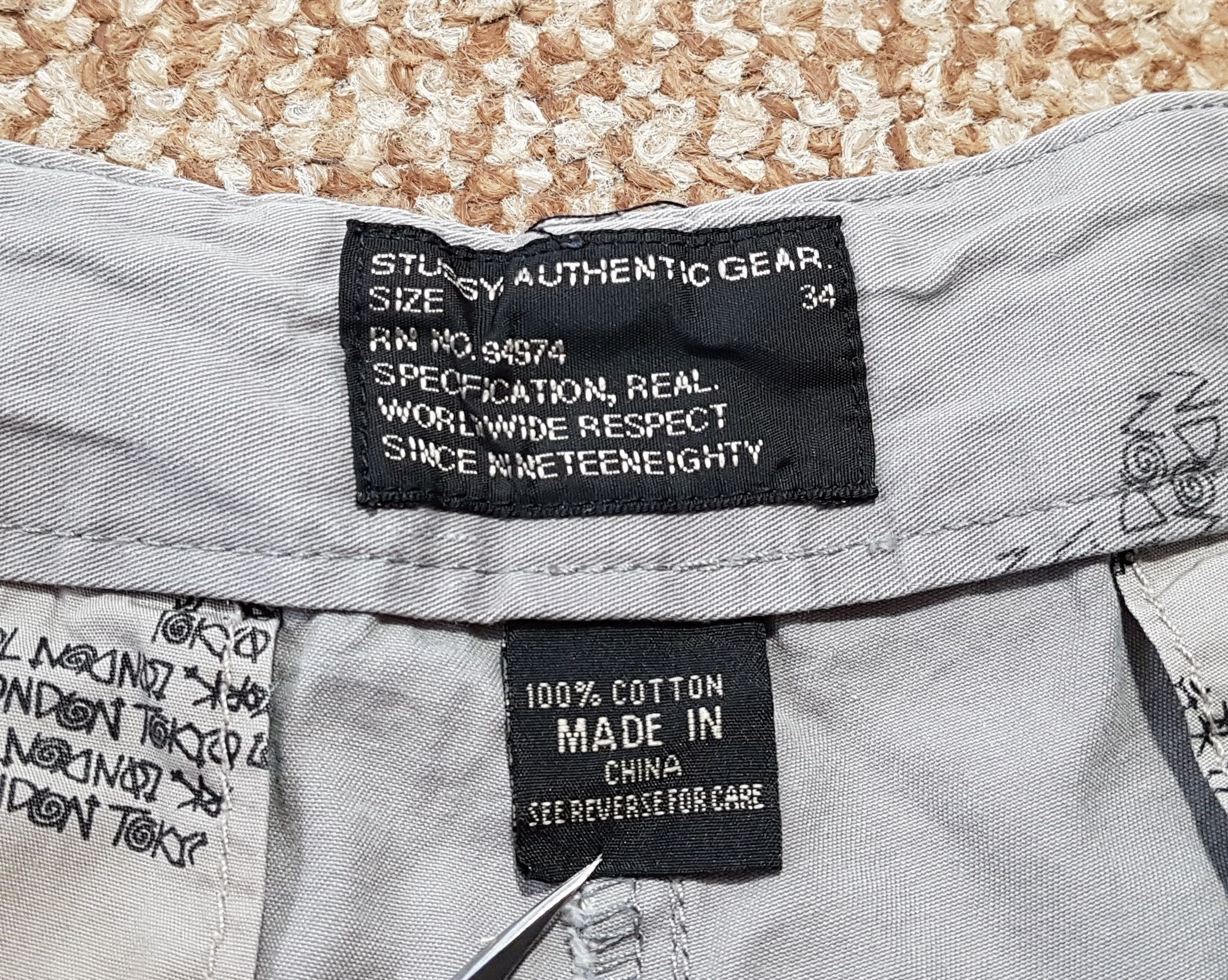 Stussy Stussy Vintage Y2K Spellout Camouflage AOP Military Shorts Size US 34 / EU 50 - 8 Thumbnail