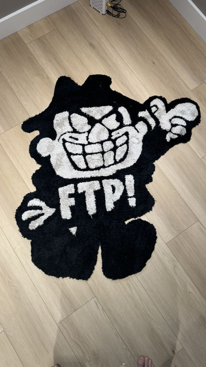 Fuck The Population FTP Boris Rug Size ONE SIZE - 4 Thumbnail