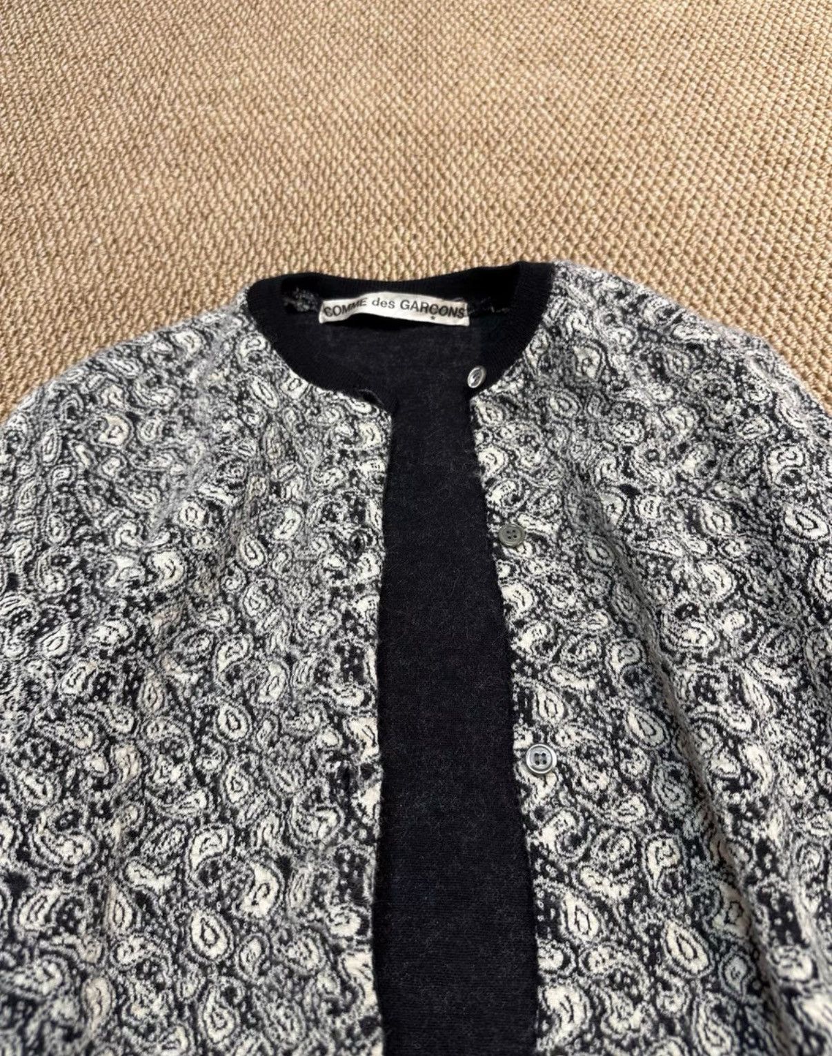 Comme des Garcons COMME des GARÇONS Archive Jacquard Wool Sweater K23 Size S / US 4 / IT 40 - 4 Thumbnail