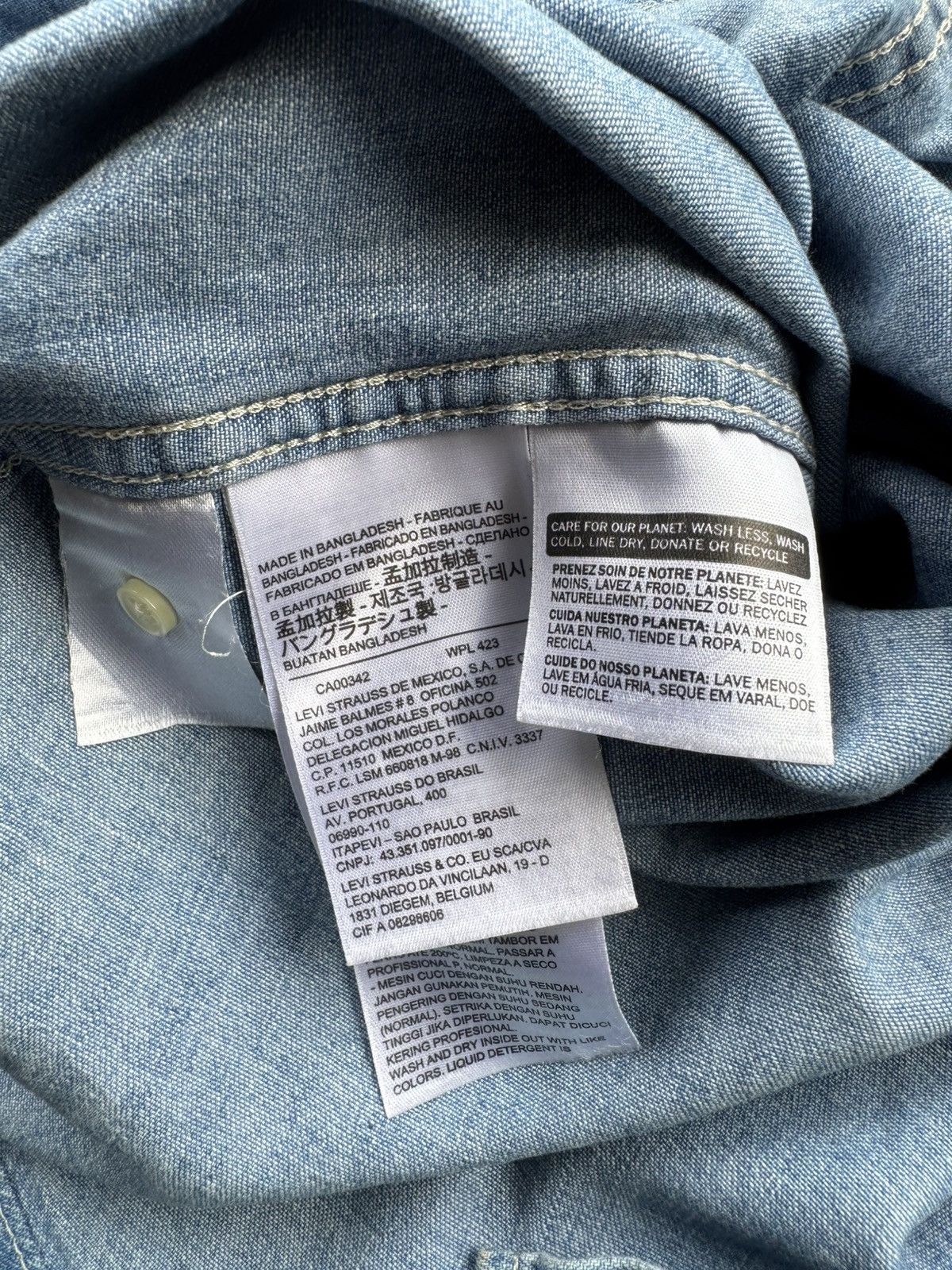 Levi's Levis Womens Western Shirt Size M / US 6-8 / IT 42-44 - 12 Thumbnail