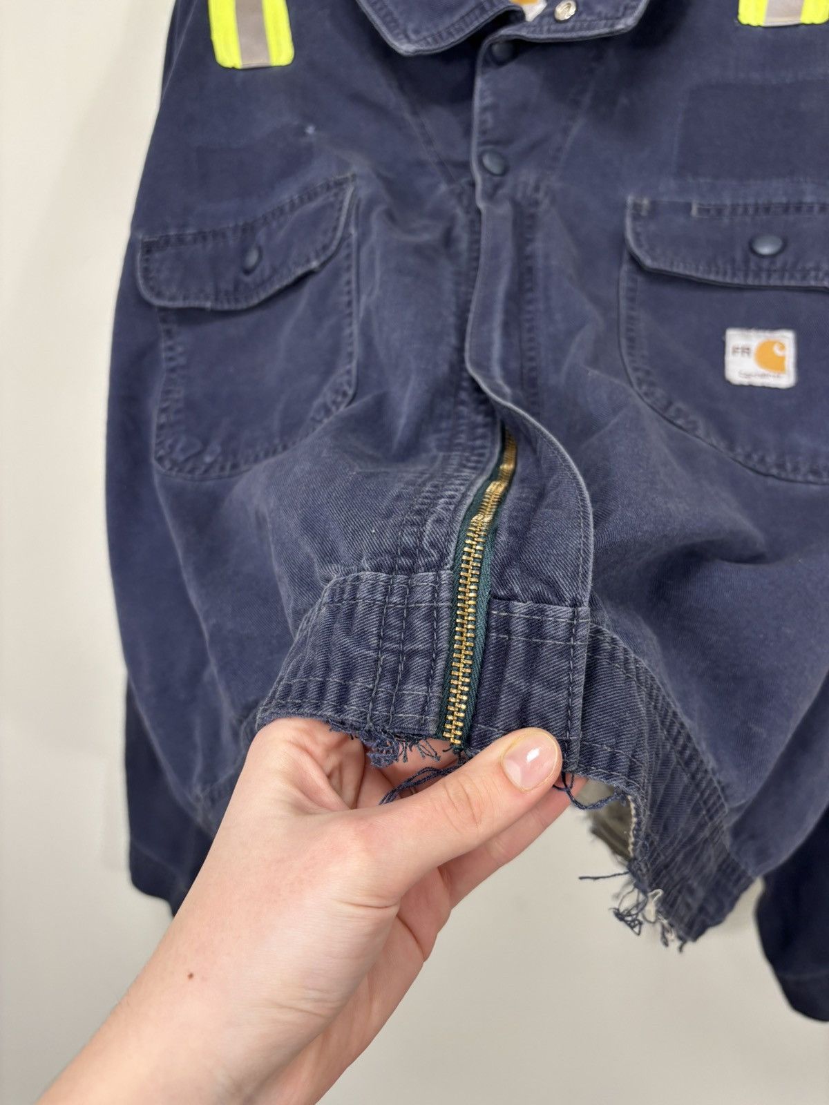 Carhartt Vintage Carhartt Flame Resistant Hype Boxy Cropped Jacket Size US XXL / EU 58 / 5 - 10 Thumbnail