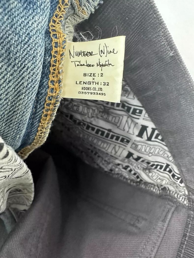 Number (N)ine Number (N)ine size 2 06ss Yin and Yang Splash-ink Beef Tend Size US 28 / EU 44 - 7 Thumbnail