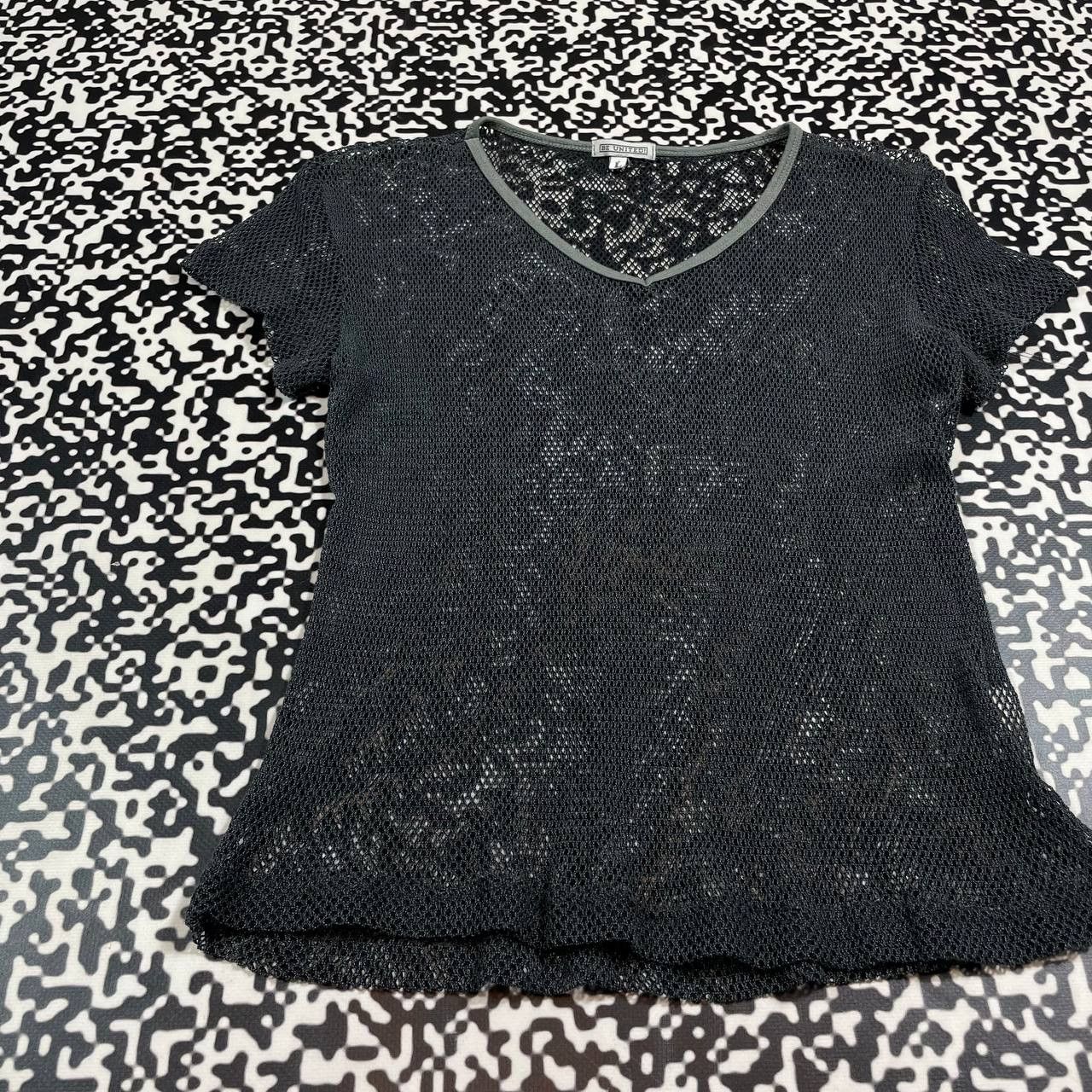 Japanese Brand Vintage Y2K Japanese Mesh Retro T-shirt Avant Garde Style Size M / US 6-8 / IT 42-44 - 5 Thumbnail