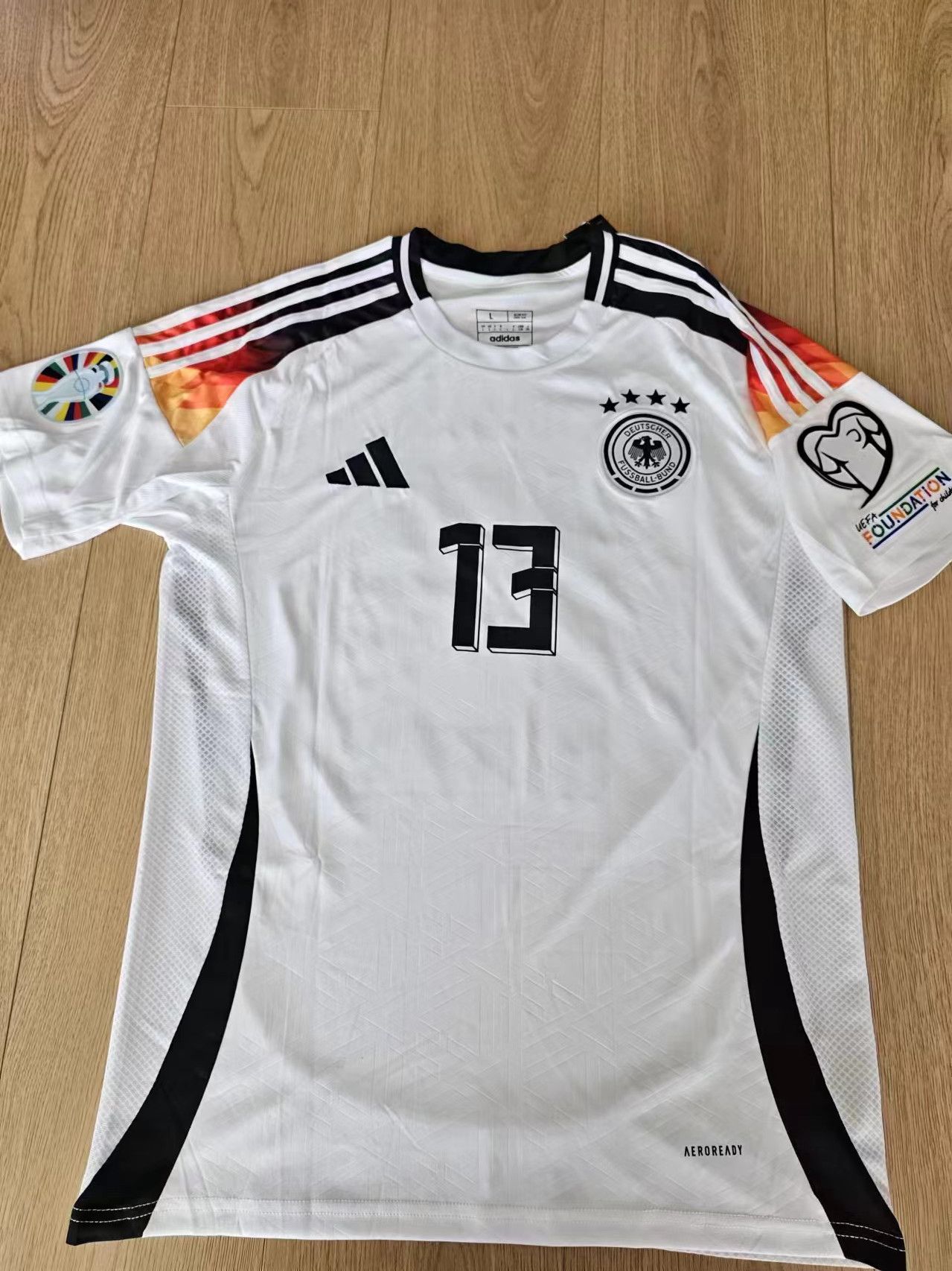 Other 2024 Germany Jersey #13 Thomas Müller Jersey Size US L / EU 52-54 / 3 - 2 Thumbnail