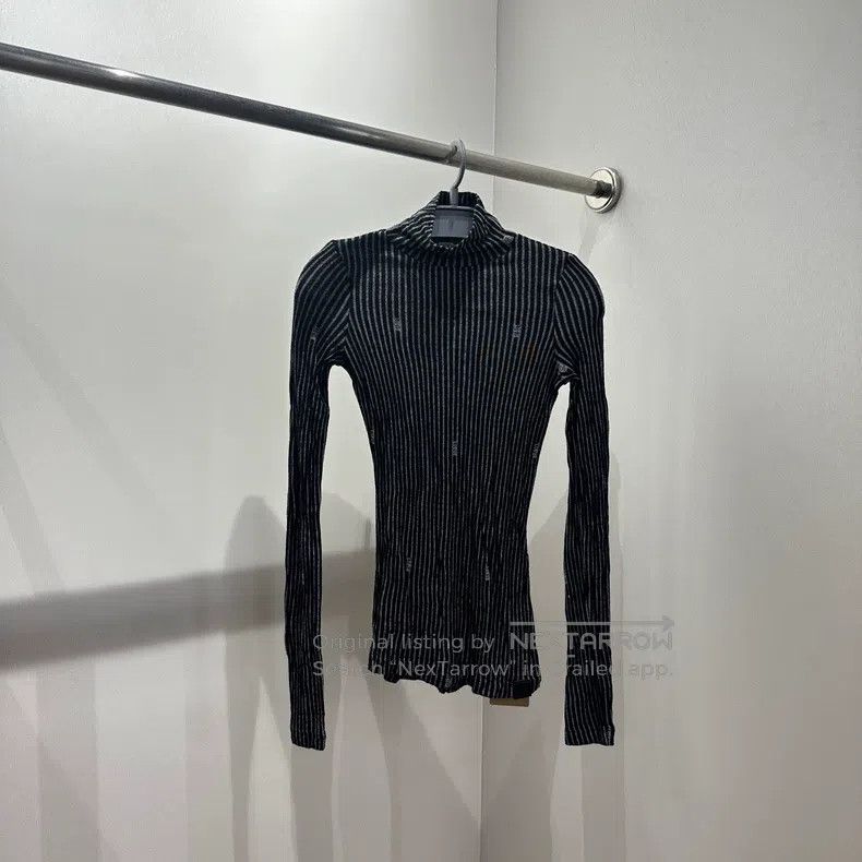 Loewe Loewe Striped High-Neck Logo Knit Top Size XS / US 0-2 / IT 36-38 - 1 Thumbnail