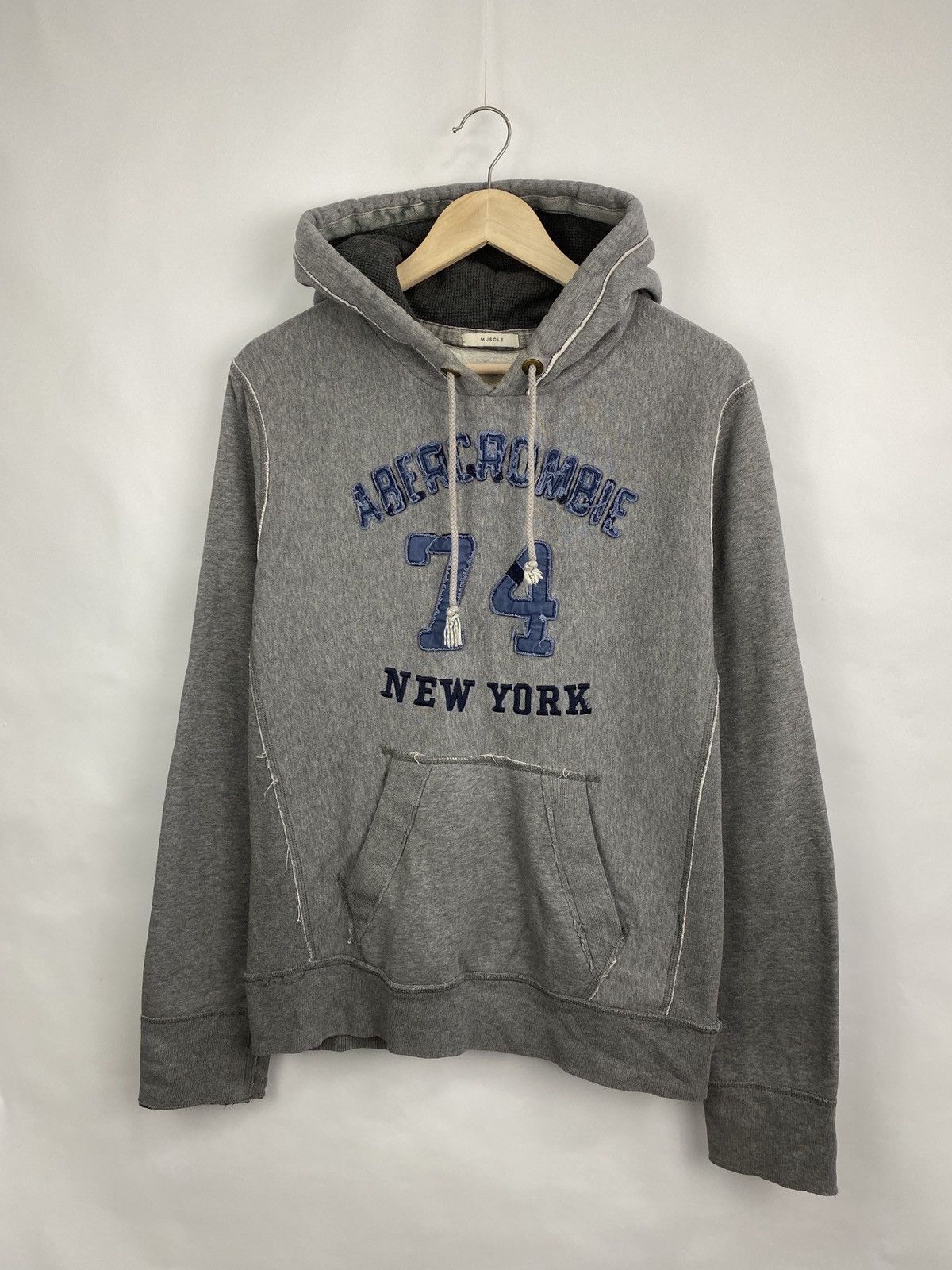 Abercrombie & Fitch 🇺🇸 Y2K Abercrombie Fitch New York Hoodie Opium Style Rare Size US M / EU 48-50 / 2 - 3 Thumbnail