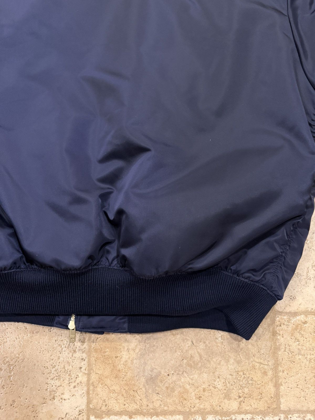 Prada Prada Re-Nylon Gold Logo Navy Blue Oversized Bomber Jacket Size US M / EU 48-50 / 2 - 13 Thumbnail