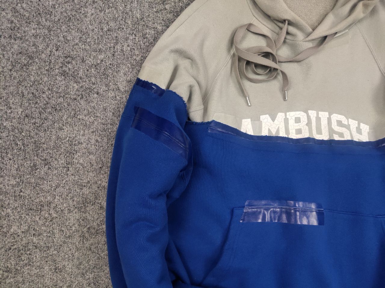Ambush Design 💙 Ambush Japan Design Taped Double Layer Oversized Hoodie Size US M / EU 48-50 / 2 - 11 Thumbnail