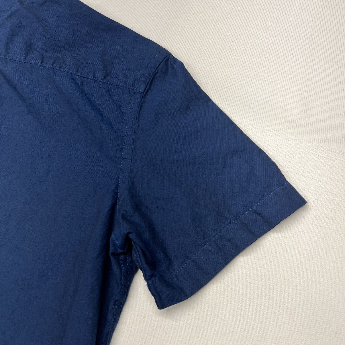 Tommy Hilfiger Tommy Hilfiger Button Down Shirt Blue Short Sleeve Logo Y2K Size US M / EU 48-50 / 2 - 13 Thumbnail