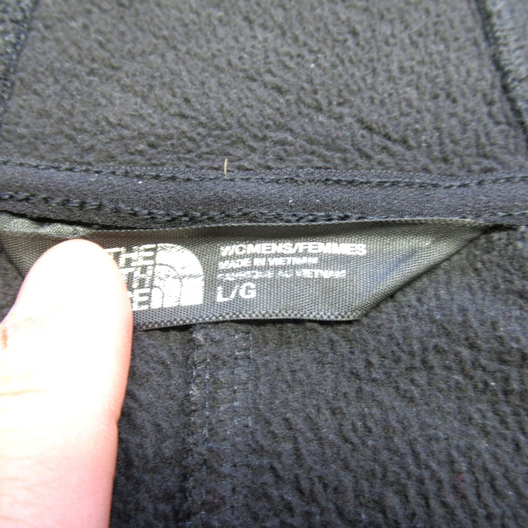 The North Face The North Face Jacket Womens Large Black Fleece Quilted Lined Hooded Full Zip Size L / US 10 / IT 46 - 5 Thumbnail