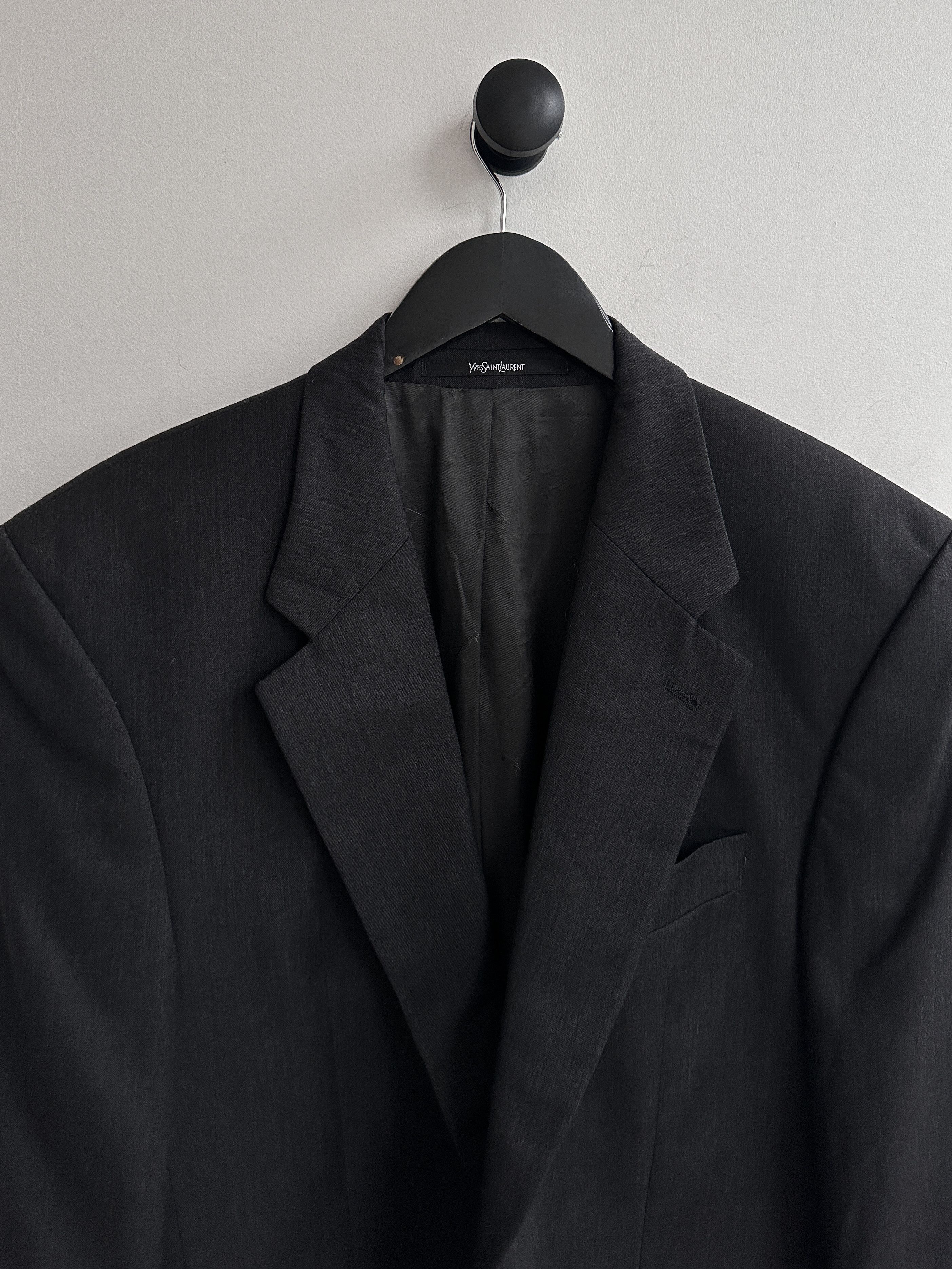 Vintage Vintage Yves Saint Laurent YSL Blazer Jacket Size 50R - 4 Thumbnail