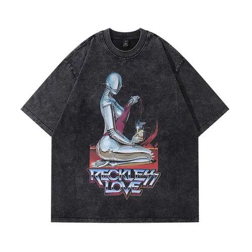 VIBE Reckless Love Graphic T Shirt Size US M / EU 48-50 / 2 - 7 Thumbnail