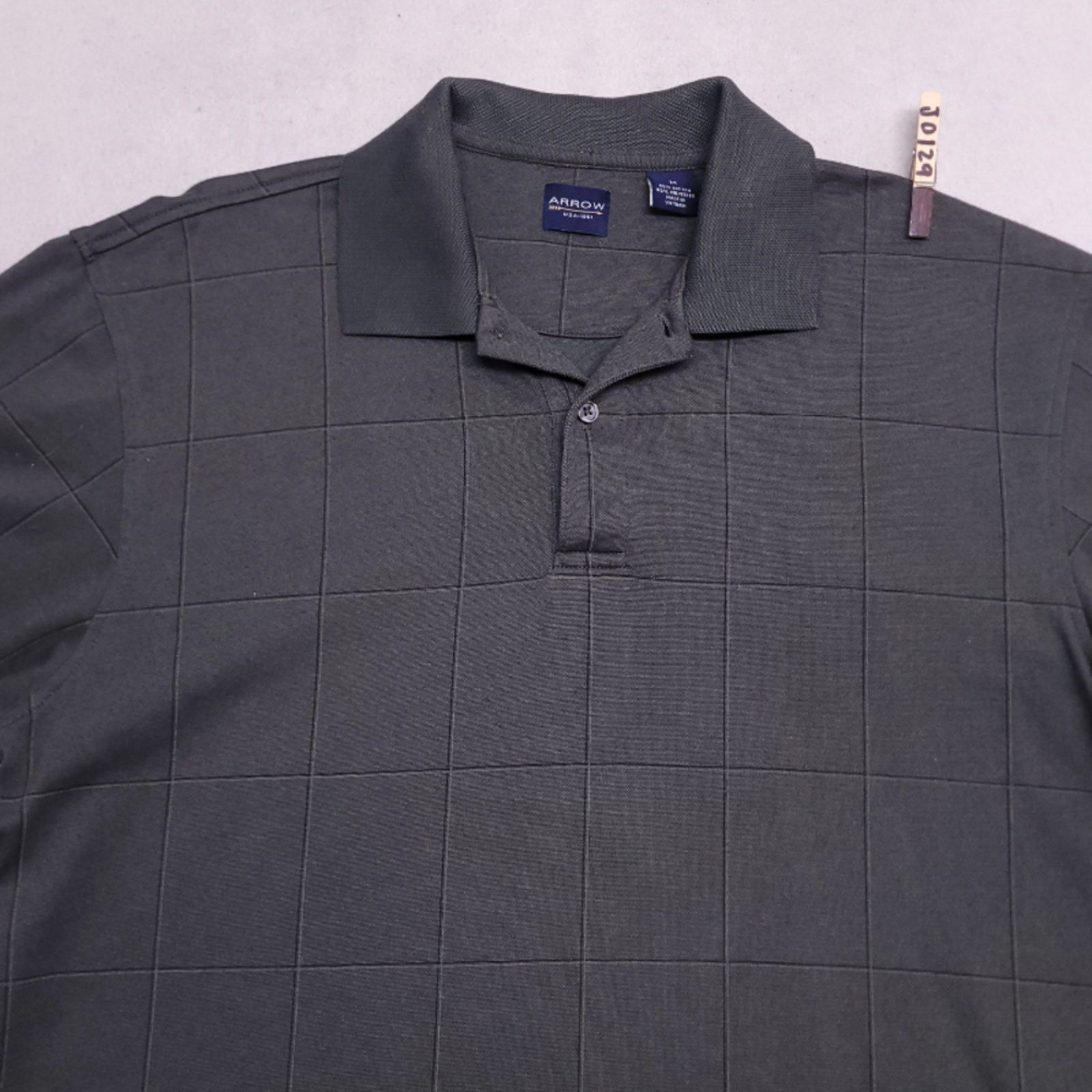 Arrow Arrow Men's Casual Short Sleeve Polo Shirt Size M Dark Green Size US M / EU 48-50 / 2 - 2 Thumbnail