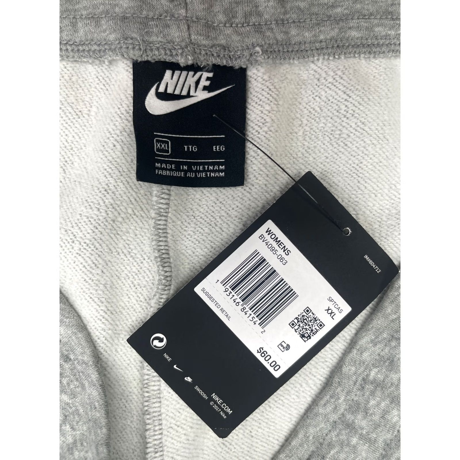 Vintage Nike Womens Sportswear Essential Fleece Sweatpants Grey Size 2XL | BV4095-063 Size 40" / US 18 - 3 Thumbnail