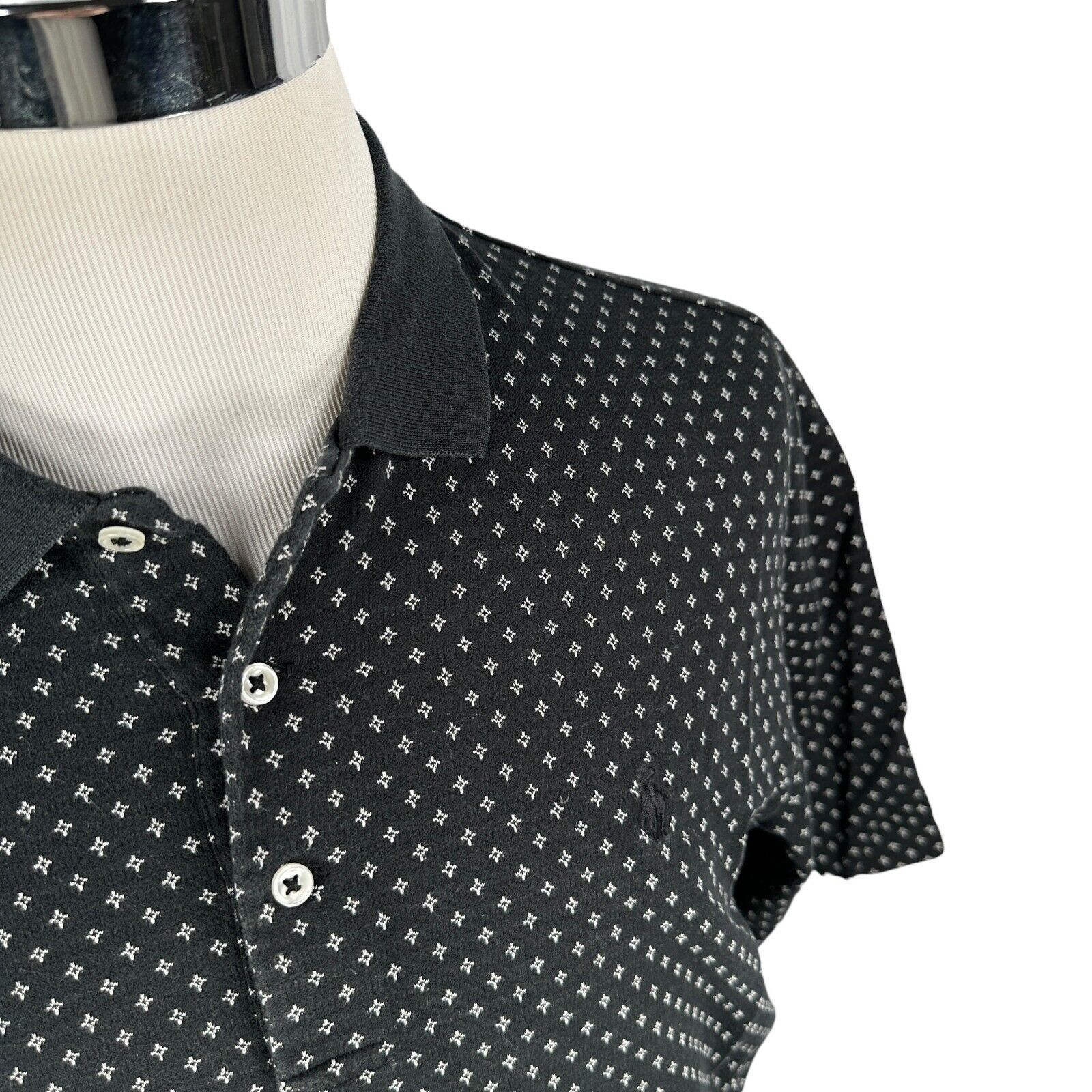 Ralph Lauren Polo Ralph Lauren Polo Shirt Men Large Golf Fit Black Cotton Size US L / EU 52-54 / 3 - 2 Thumbnail