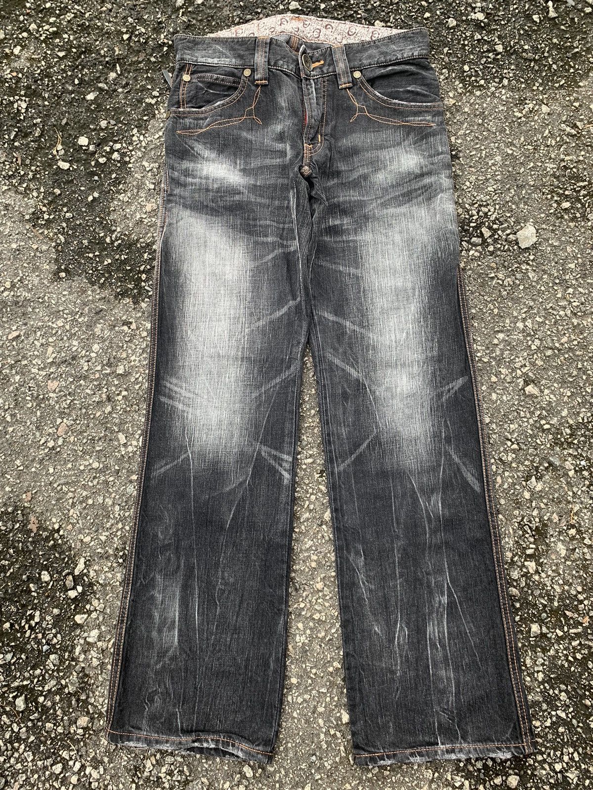 Edwin EDWIN 503 NAVAJO STYLE FADED & RUSTY MUDMAX DISTRESSED DENIM Size US 31 - 1 Thumbnail