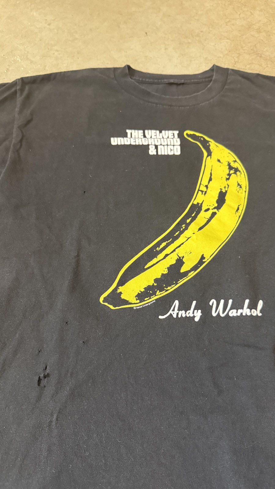 Vintage 1990s Andy Warhol The Velvet Underground & Nico Size US L / EU 52-54 / 3 - 3 Thumbnail