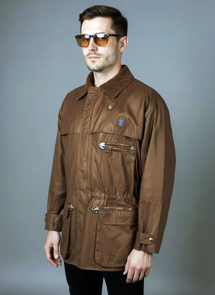 Guidi Piero guidi lineabold vintage men's demi-season jacket Size US L / EU 52-54 / 3 - 1 Thumbnail
