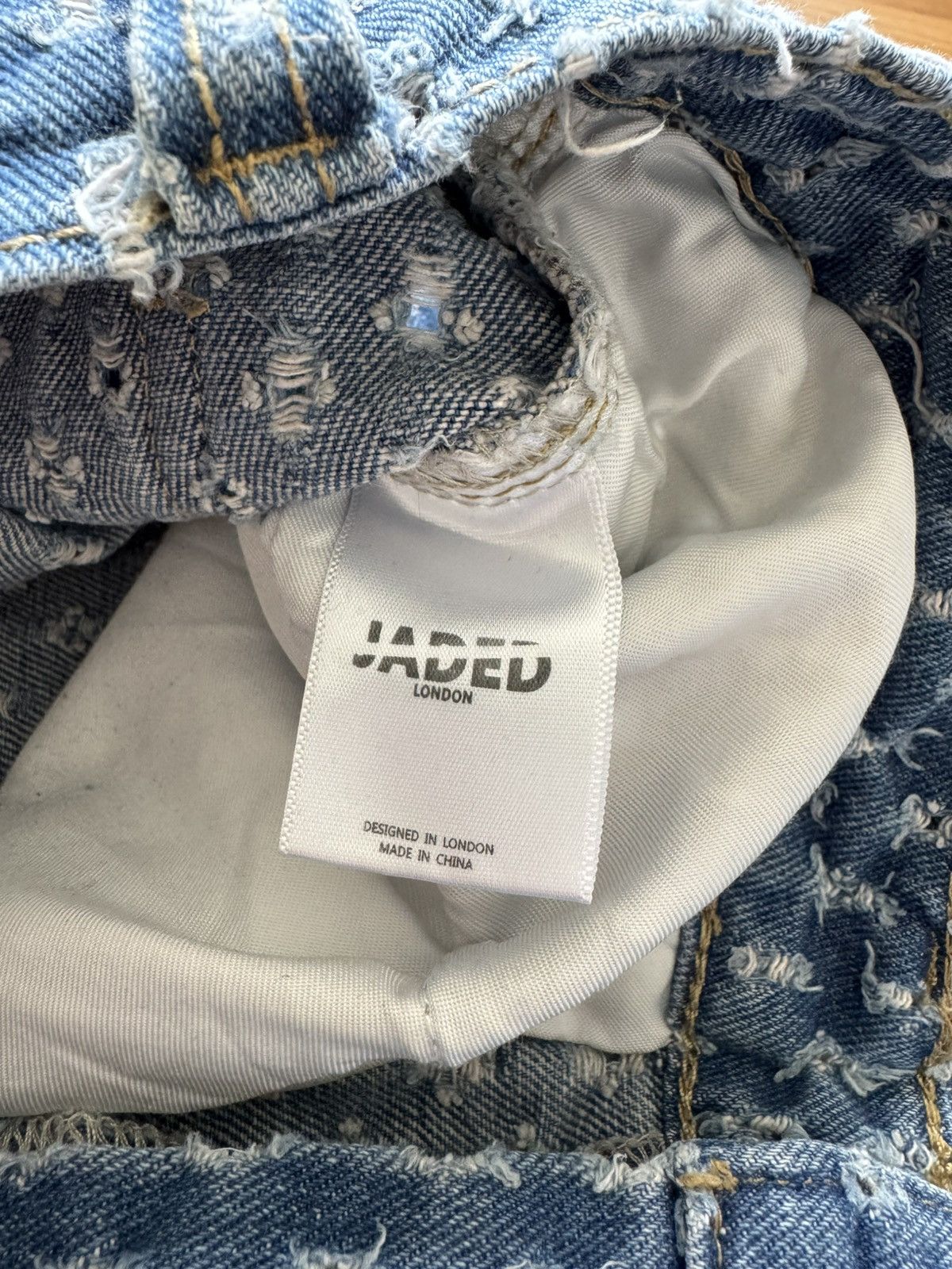 Jaded London Jaded London Distressed Light Blue Jeans Size US 32 / EU 48 - 6 Thumbnail