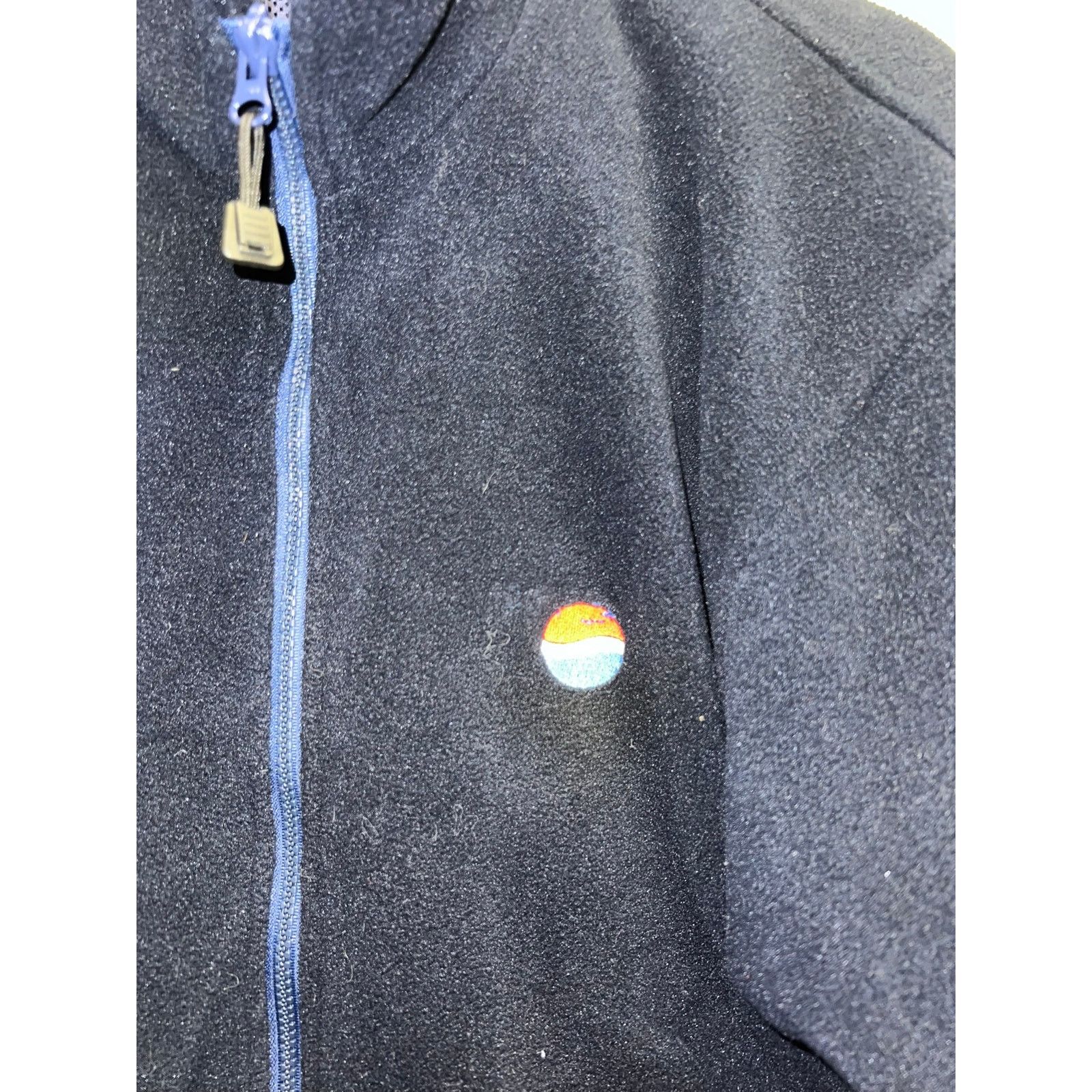 Vintage Vintage Pepsi Jacket Fleece Full Zip Wearguard VTG 90s L Size US L / EU 52-54 / 3 - 3 Thumbnail