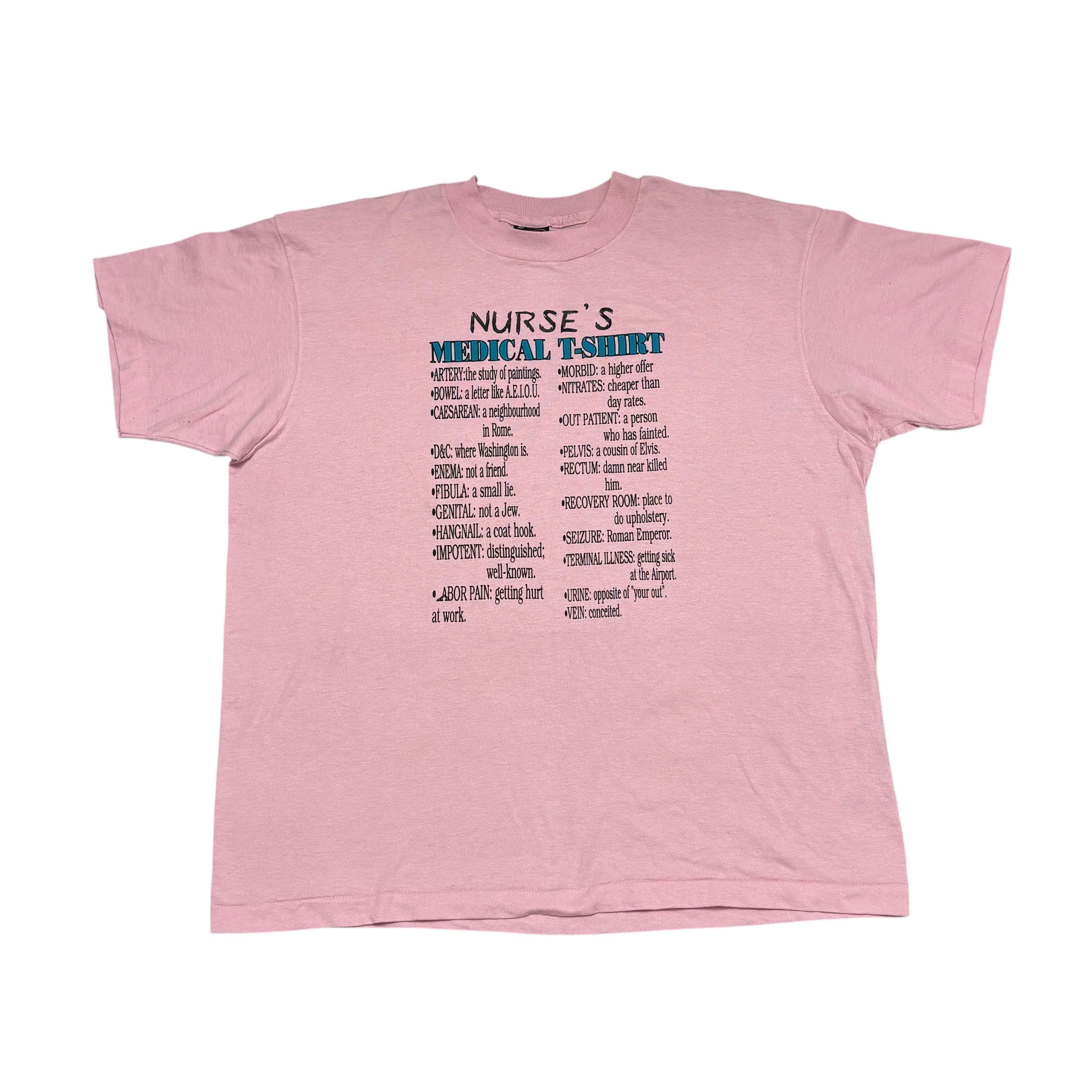 Vintage Vintage 90s T Shirt Single Stitch Screen Stars Humor Funny Size US XL / EU 56 / 4 - 1 Thumbnail
