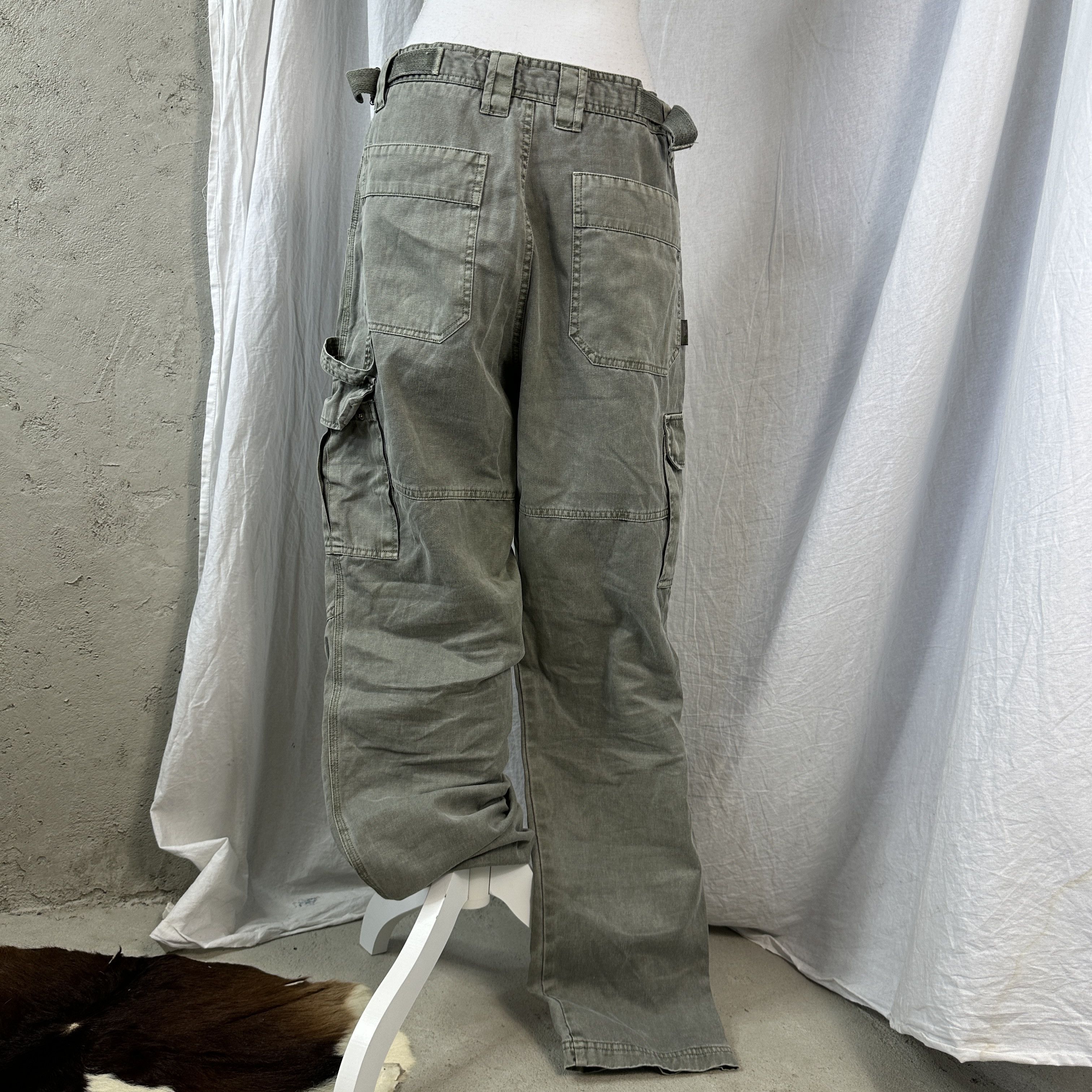 Vintage Vintage Cargo Washed&Faded Pants Size US 32 / EU 48 - 6 Thumbnail