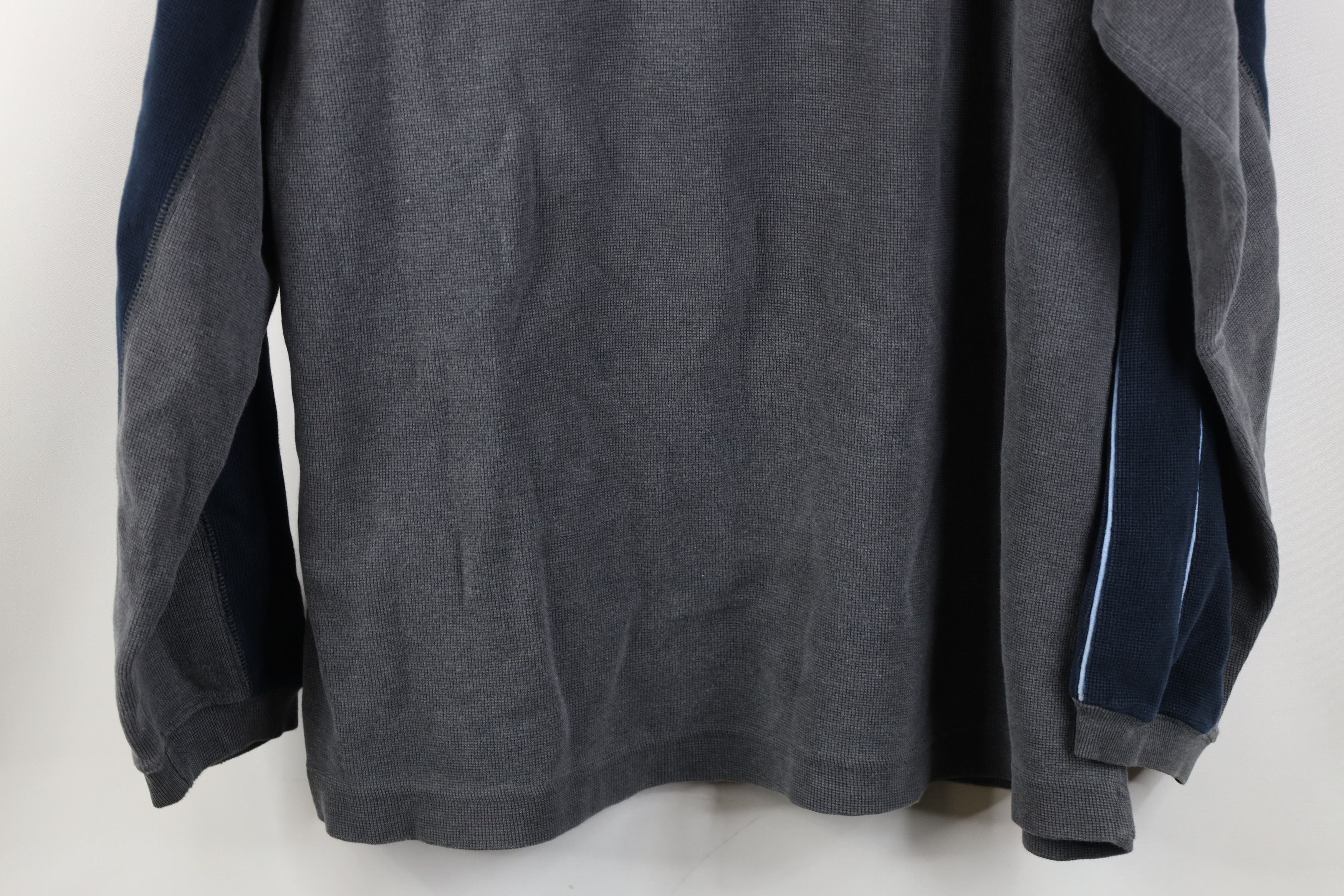 Vintage Vintage 90s Streetwear Waffle Knit Long Sleeve T-Shirt Size US L / EU 52-54 / 3 - 12 Thumbnail