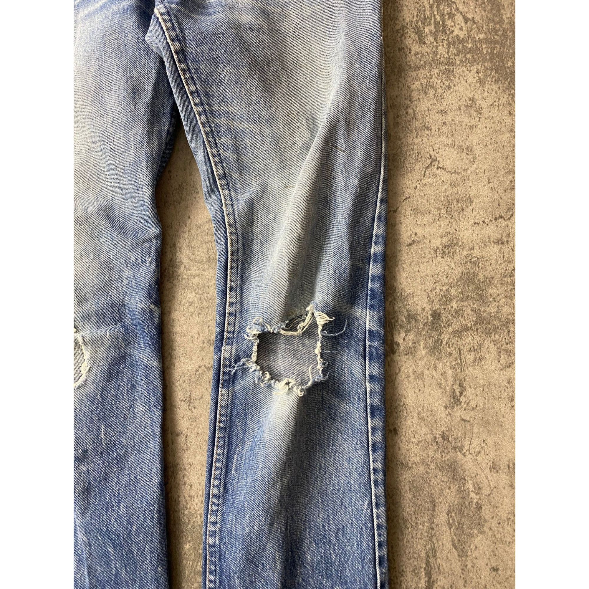 Levi's × Vintage 90s Vintage Levi's Denim Jeans Distressed Size US 30 / EU 46 - 5 Thumbnail