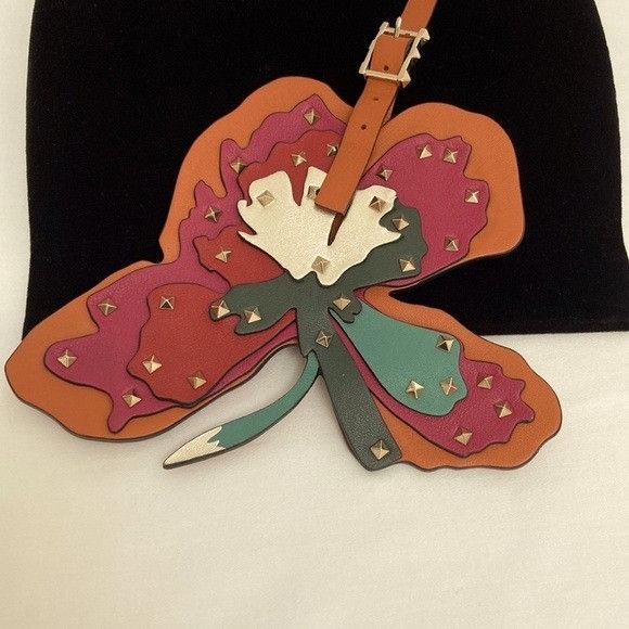 Valentino Valentino Rockstud Flower Key Ring Size ONE SIZE - 1 Thumbnail