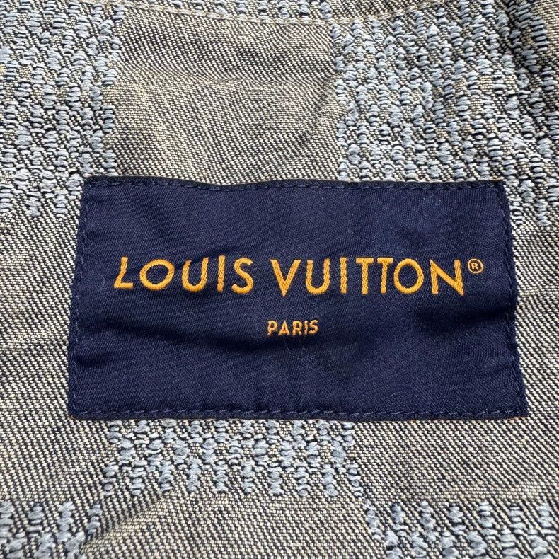 Louis Vuitton Checkered Denim Jacket -2505