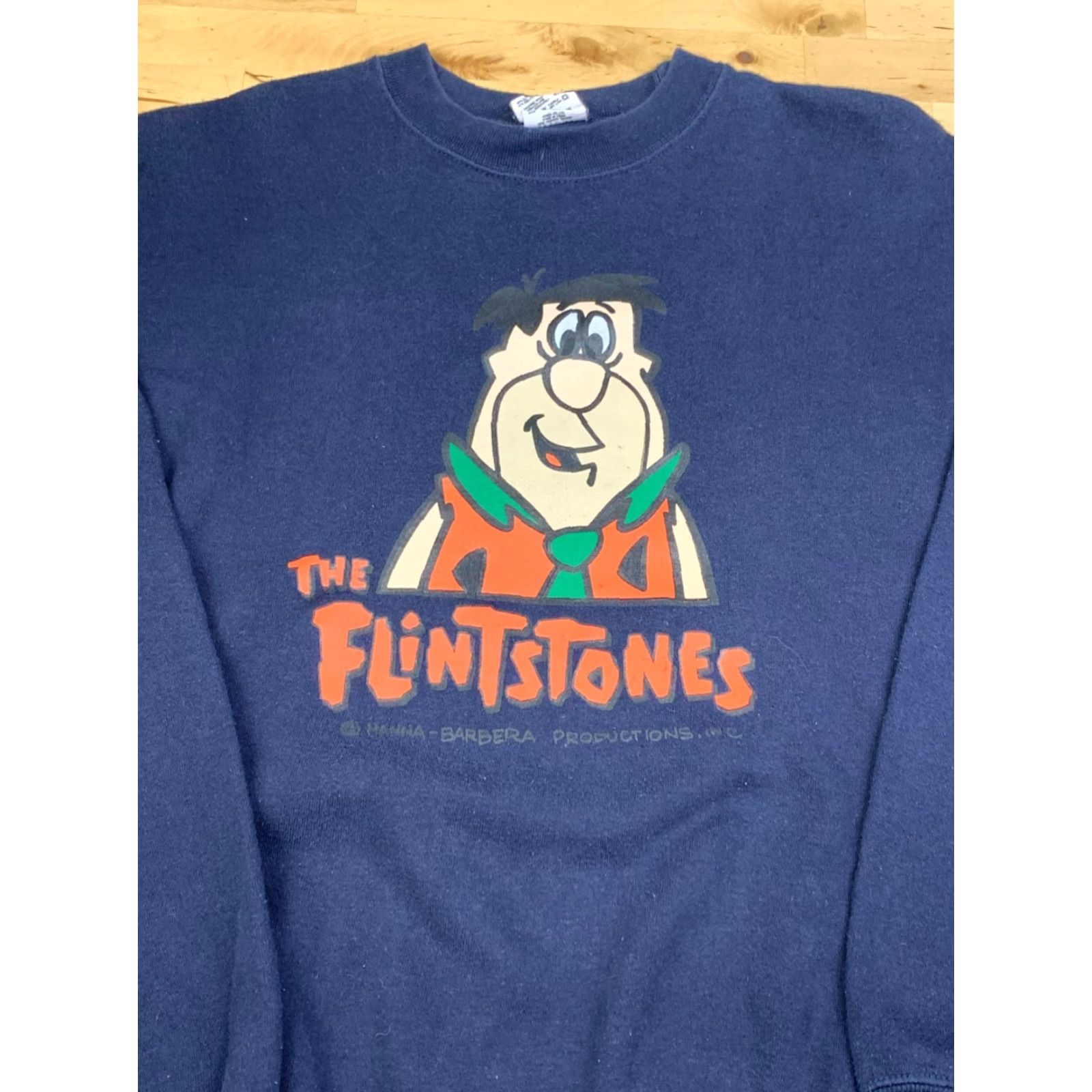 FRED VINTAGE Jones Sweatshirt Mens M Blue Pullover Crew Neck 90s Cartoon Graphic Print Cotton United States 12364 Size US M / EU 48-50 / 2 - 3 Thumbnail