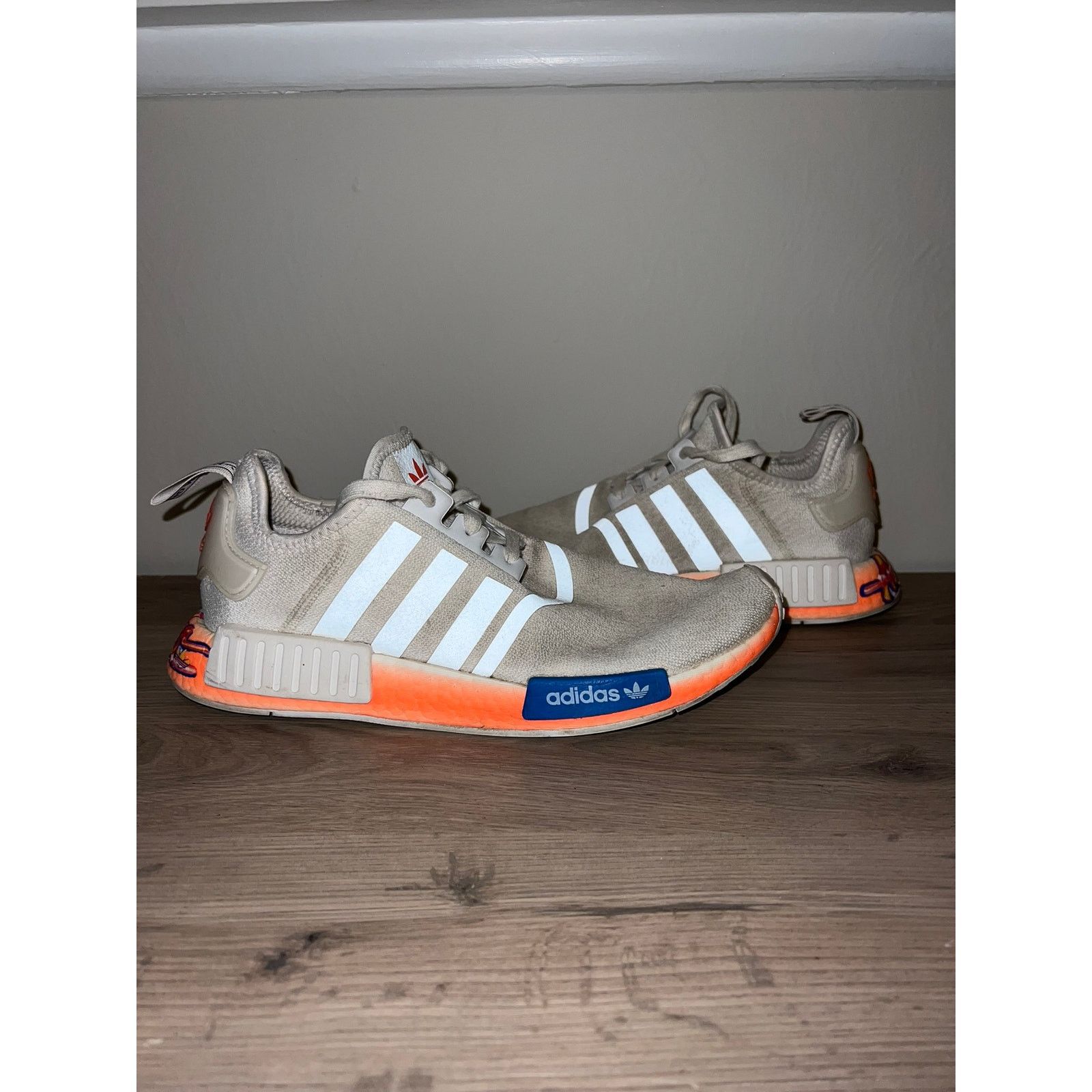 Adidas Adidas NMD R1 Graffiti White Signal Coral Shoes Sneakers 10 Size US 10 / EU 43 - 1 Thumbnail