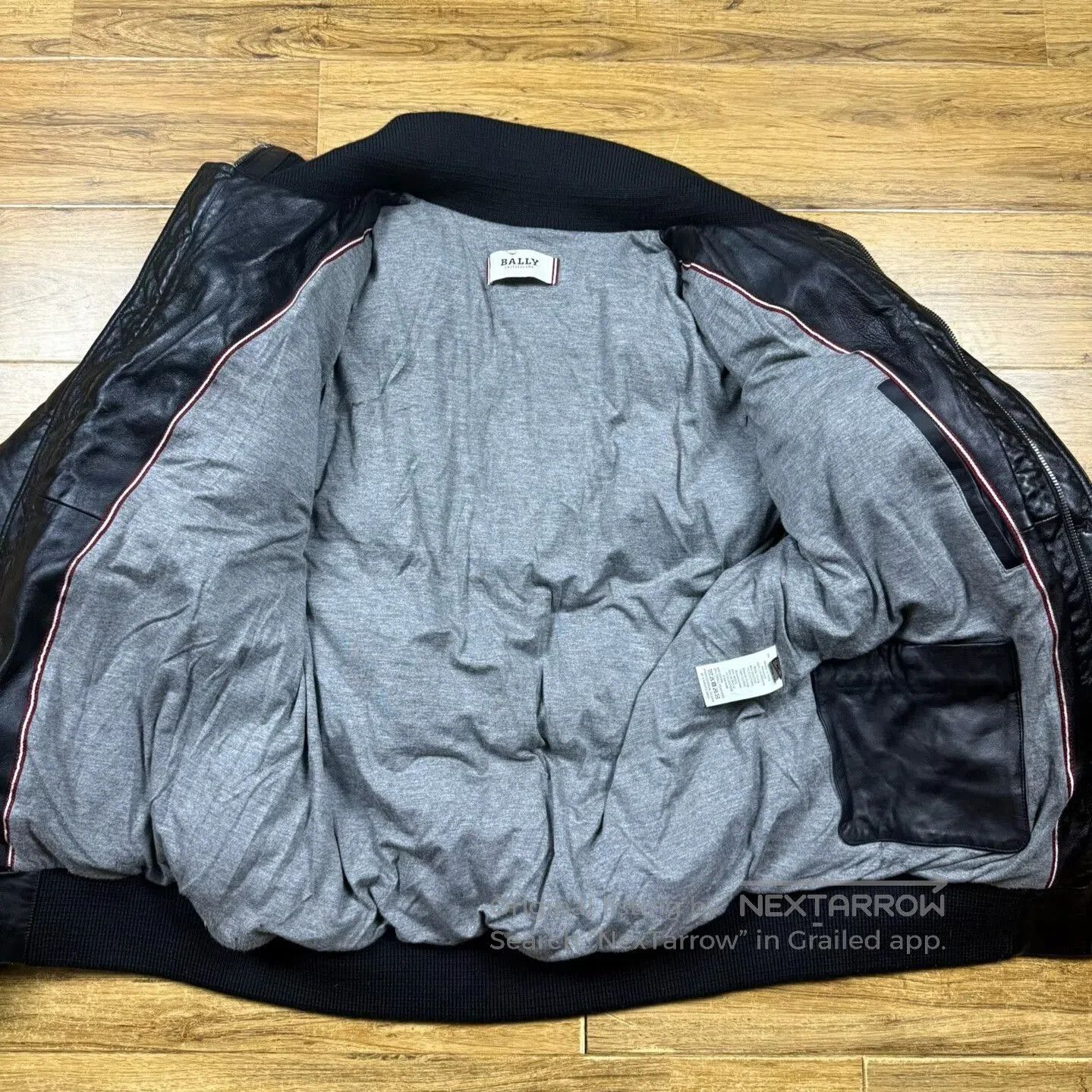 Bally Bally Men's Leather Down Jacket. Size US M / EU 48-50 / 2 - 3 Thumbnail