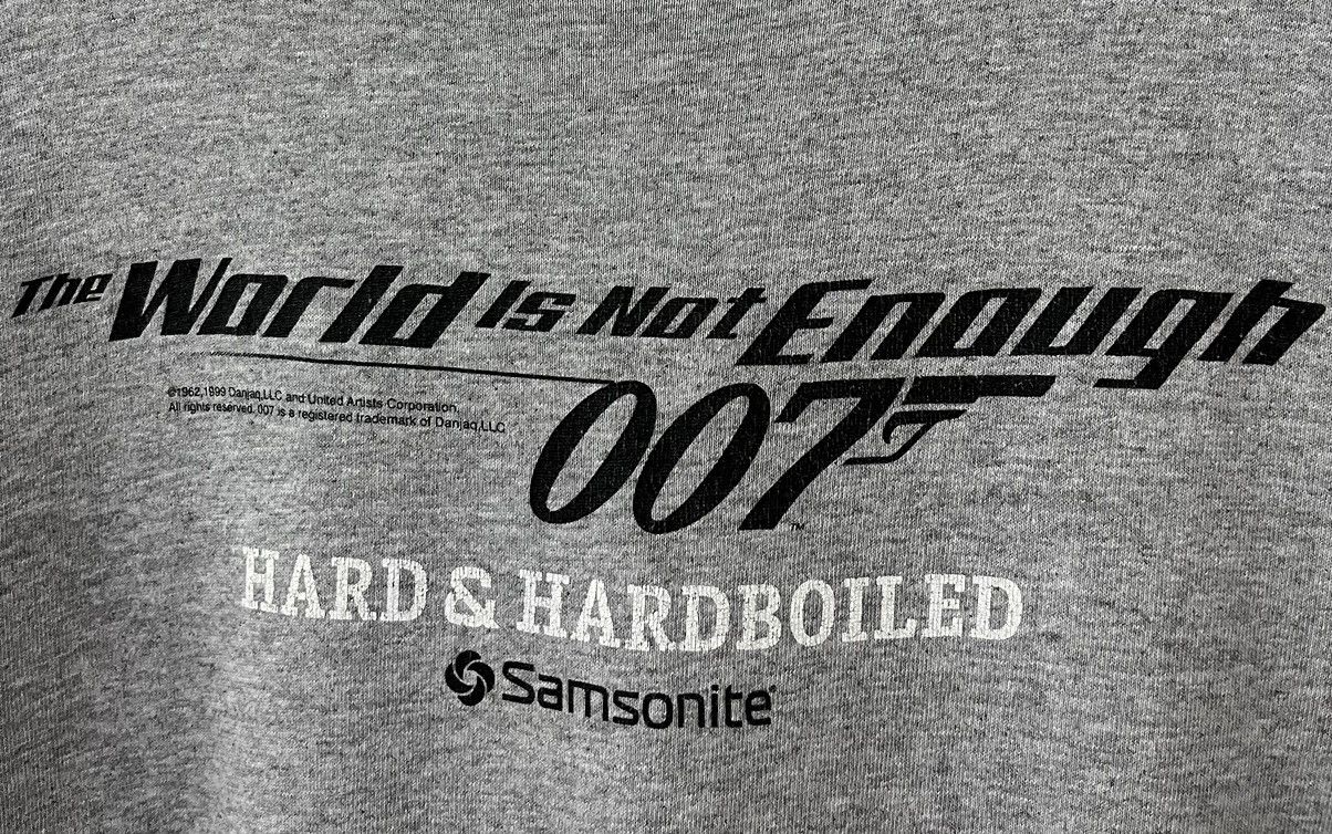 Vintage VINTAGE 90s 007 JAMES BOND PROMO ACTION MOVIE TSHIRT Size US L / EU 52-54 / 3 - 8 Thumbnail
