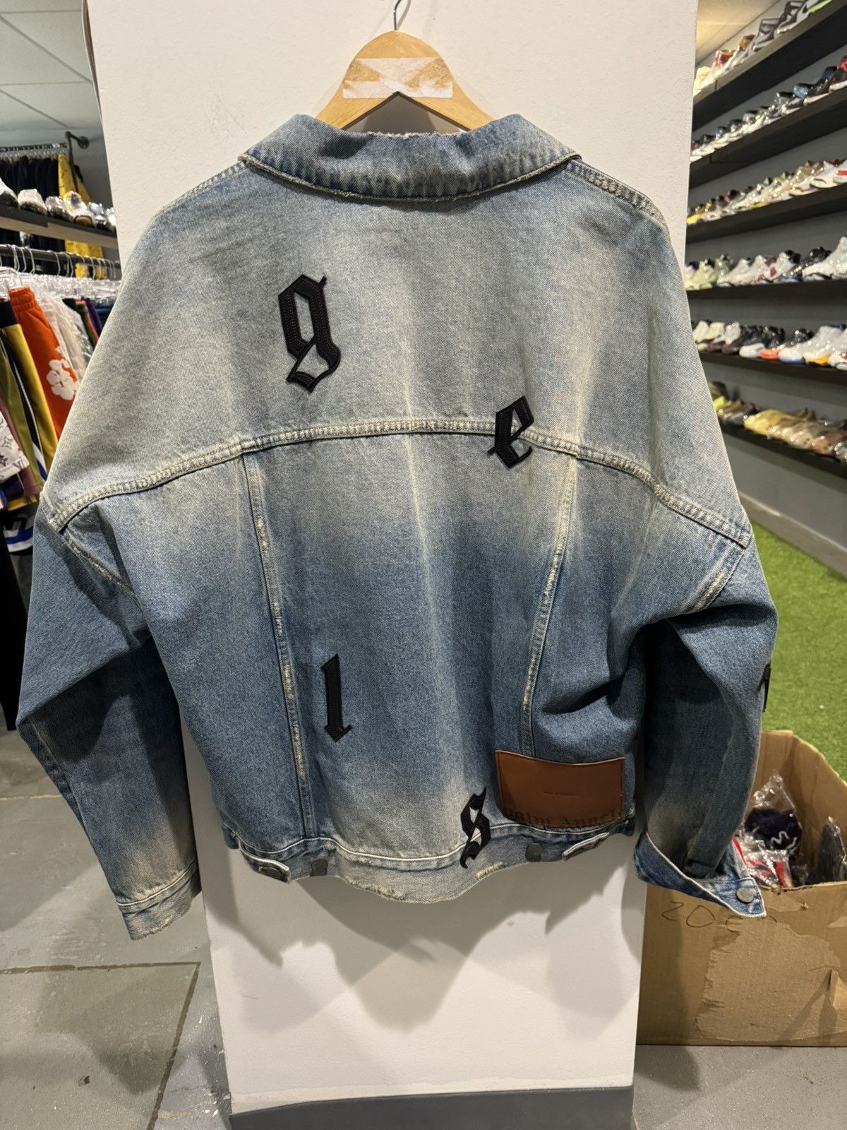 Palm Angels Logo Patch Denim Jacket