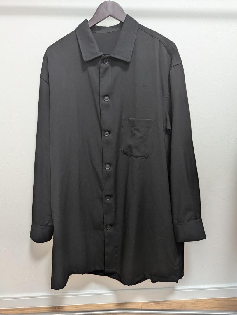 Yohji Yamamoto POUR HOMME 23ss wool gabardine big shirts HZ-B02-100 Size US M / EU 48-50 / 2 - 1 Thumbnail