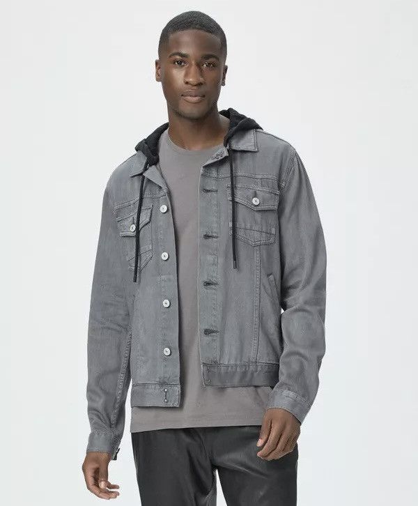 Paige Paige Scout Hooded Denim Jacket Size US M / EU 48-50 / 2 - 1 Thumbnail