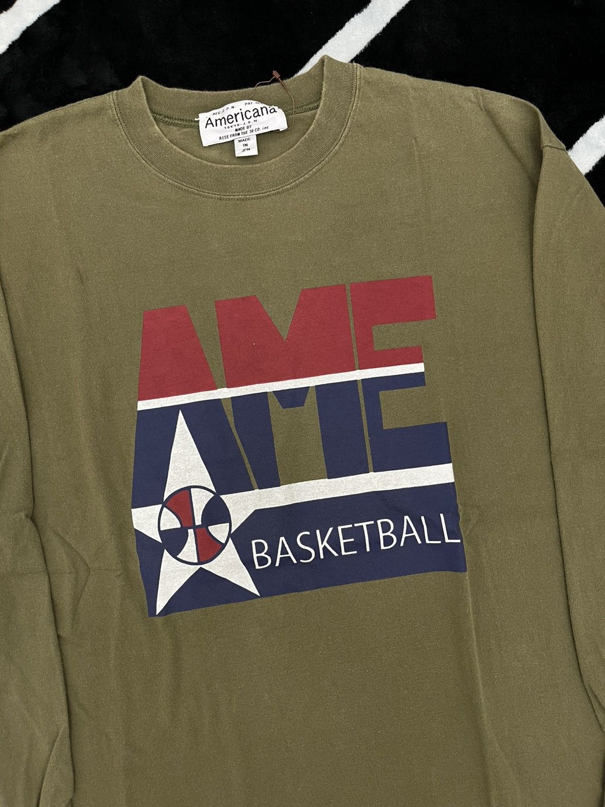 Japanese Brand Americana Tokyo AME Graphic Japanese Oversized Long Sleeve Size US M / EU 48-50 / 2 - 3 Thumbnail