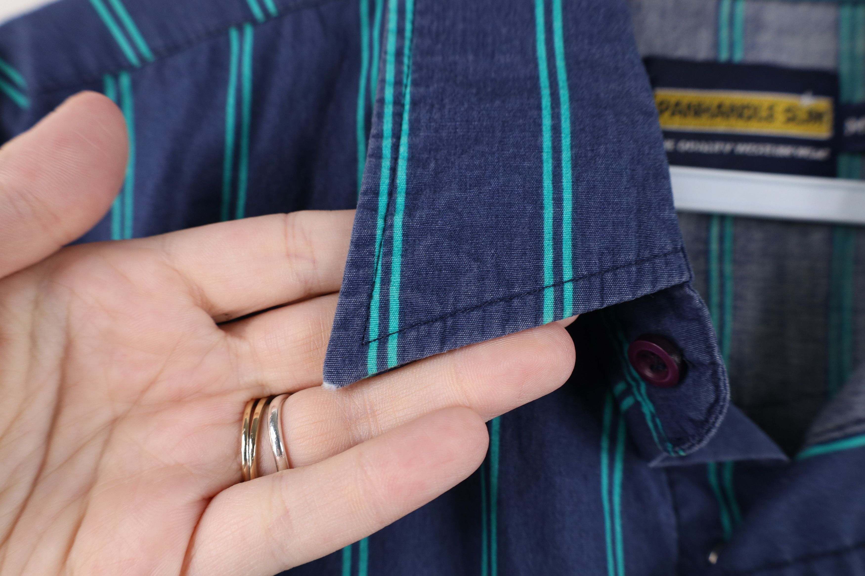 Vintage Vintage 90s Streetwear Striped Western Cowboy Button Shirt Size US M / EU 48-50 / 2 - 6 Thumbnail