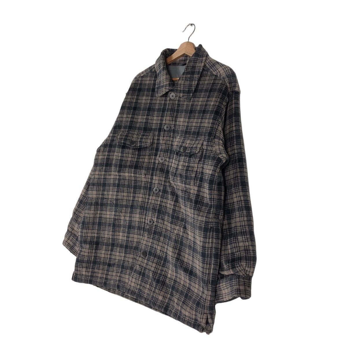 Flannel Vintage Flannel Zipper Jacket Mont-Bell Tartan Check Design Size US L / EU 52-54 / 3 - 2 Thumbnail