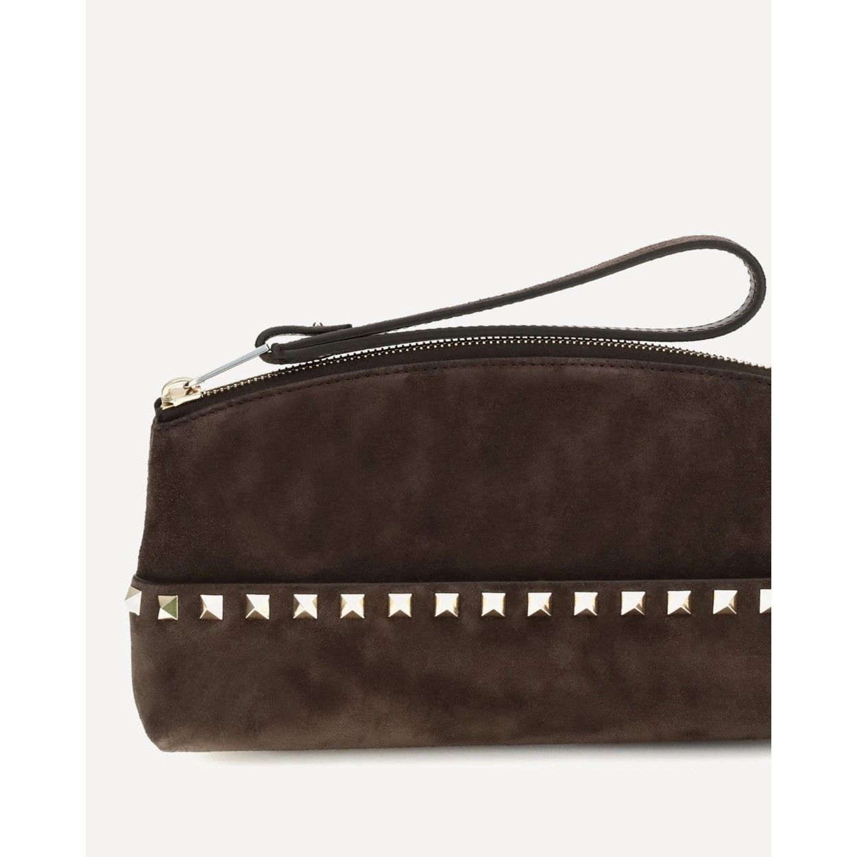 Valentino VALENTINO GARAVANI Brown Suede Studded Bag New & Authentic Size ONE SIZE - 3 Thumbnail