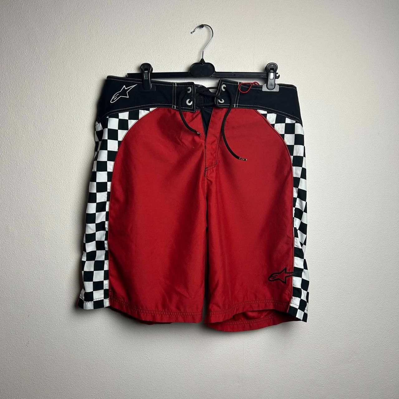 Alpinestars Mens Alpinestars Small logo racing sportswear shorts Size US 34 / EU 50 - 1 Thumbnail