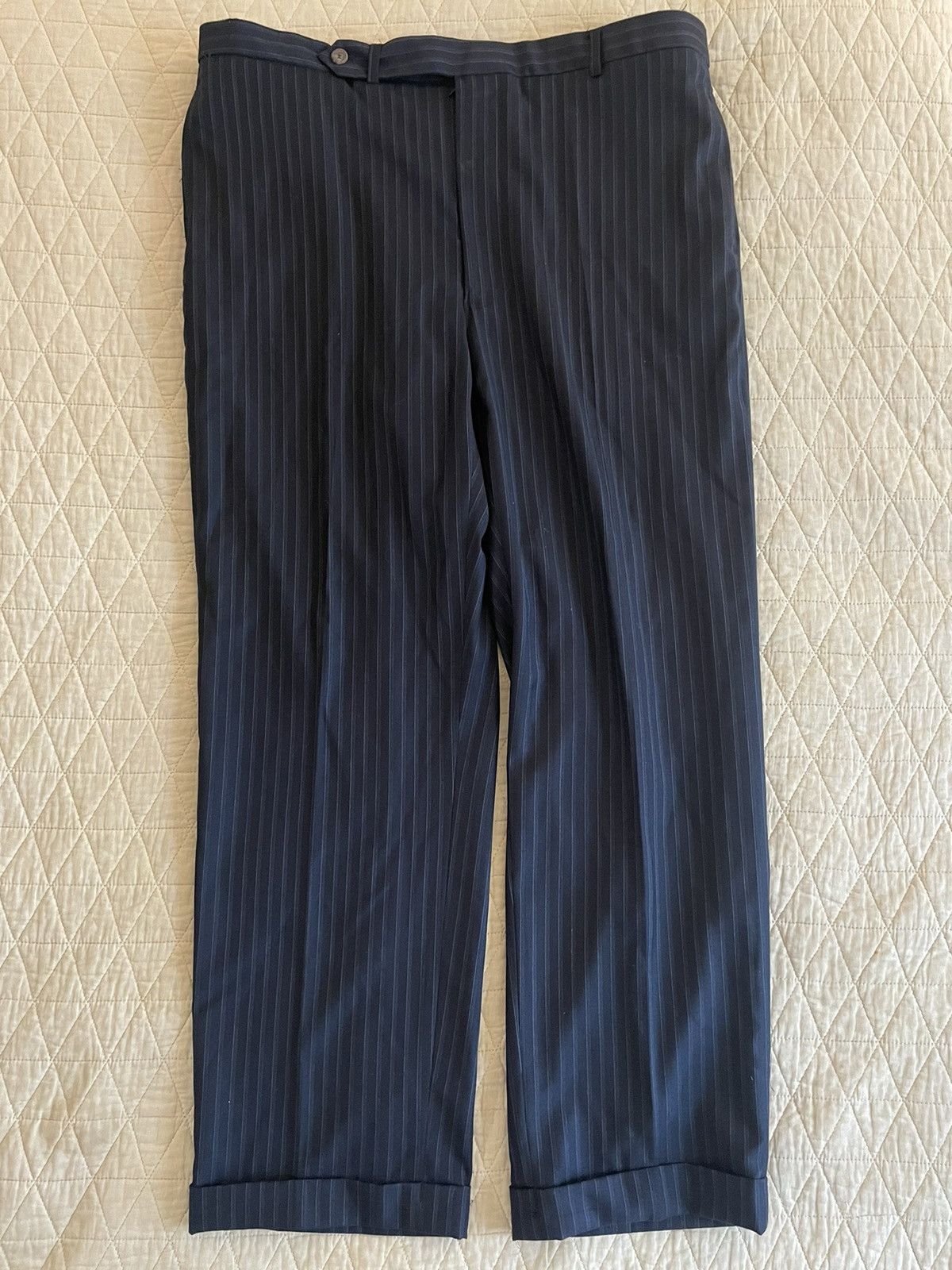 Paul Stuart All Year Weight Super 150's STUART III Suit Size 44L - 11 Thumbnail