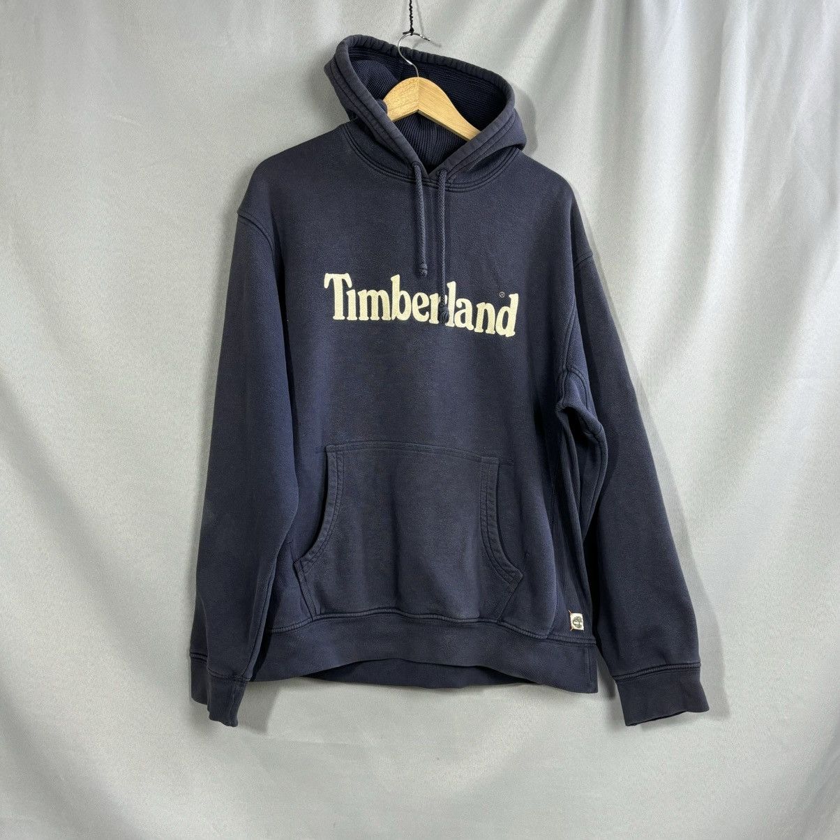 Timberland Timberland vintage hoodie big logo rare blue streetwear Size US L / EU 52-54 / 3 - 1 Thumbnail