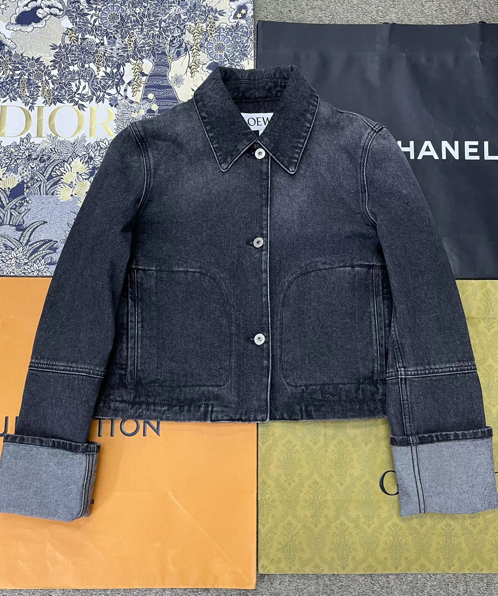 Loewe Loewe Washed Denim Jacket Size XS / US 0-2 / IT 36-38 - 1 Thumbnail