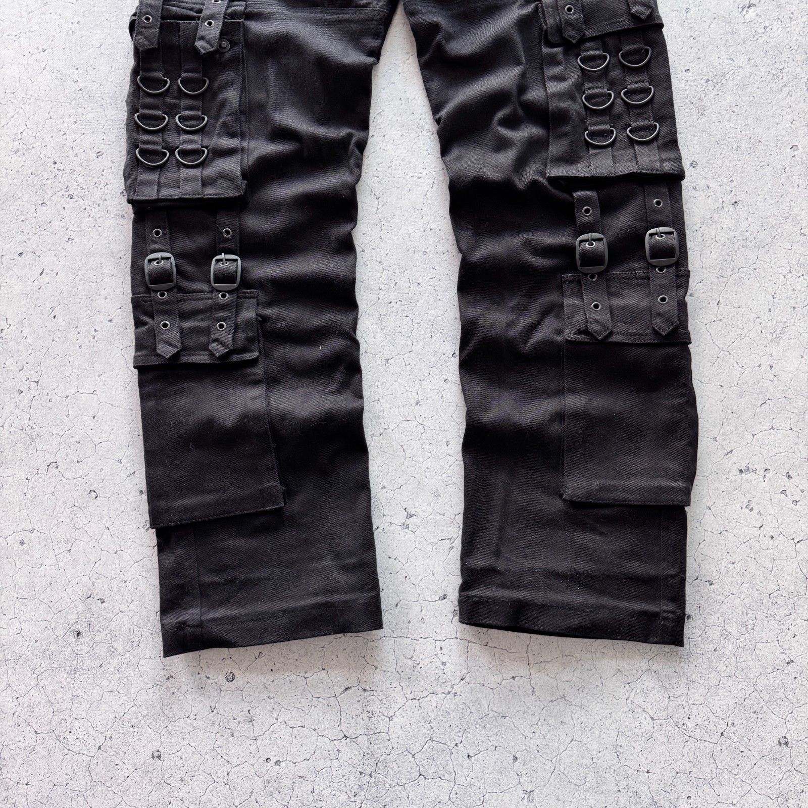 Tripp NYC Gothicana Bandage Cargo Y2K Pants Avantgarde Vintage Size US 32 / EU 48 - 2 Thumbnail