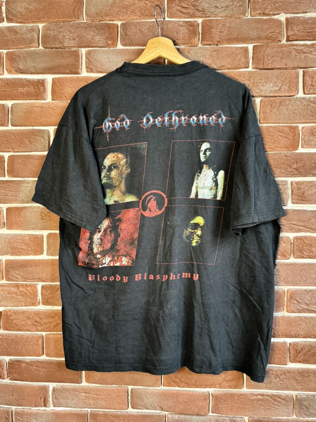 Band Tees Rare Vintage 90s God Dethroned Blasphemy Metal Band Tee XL Size US XL / EU 56 / 4 - 2 Thumbnail