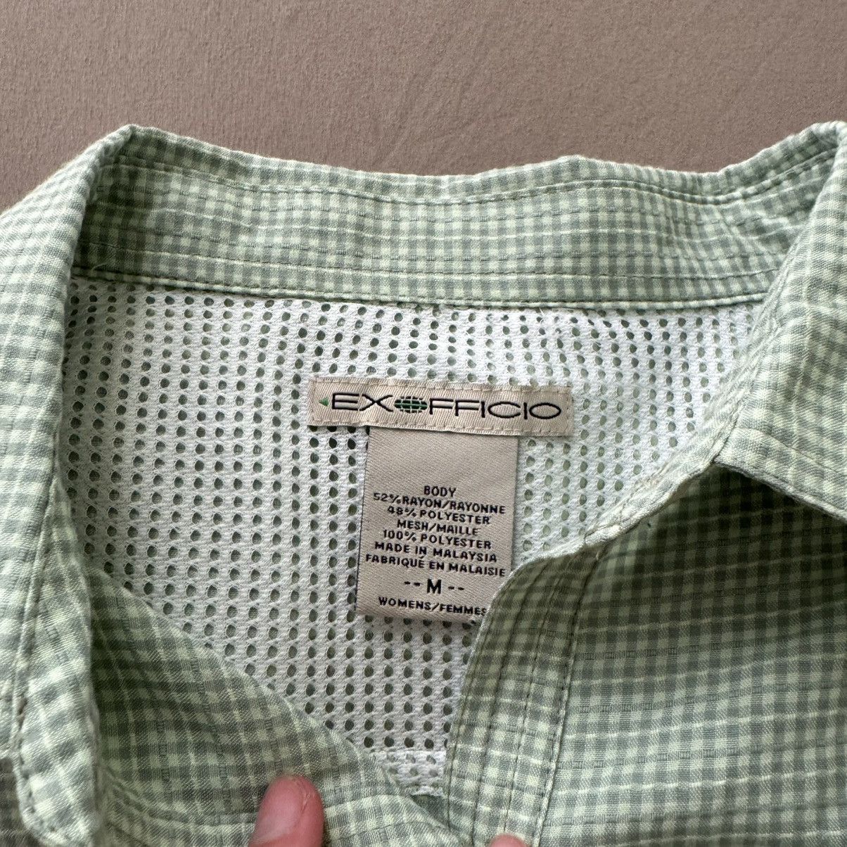ExOfficio × Vintage Exofficio Corsico Gauze Check Short-Sleeve Shirt Size M / US 6-8 / IT 42-44 - 7 Thumbnail
