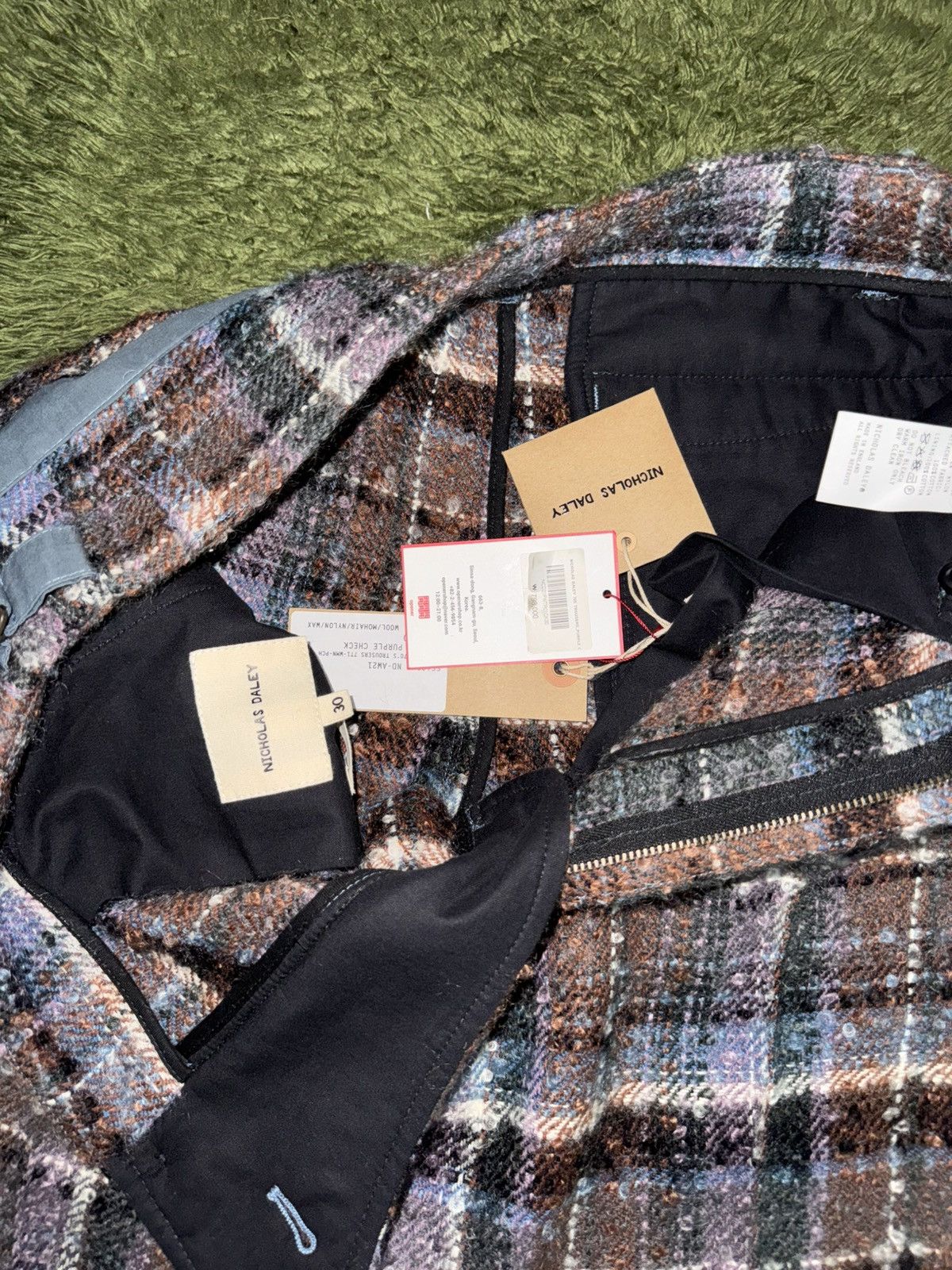 Nicholas Daley [30] Nicholas Daley 70s Check Trousers (Made in England) Size US 30 / EU 46 - 4 Thumbnail